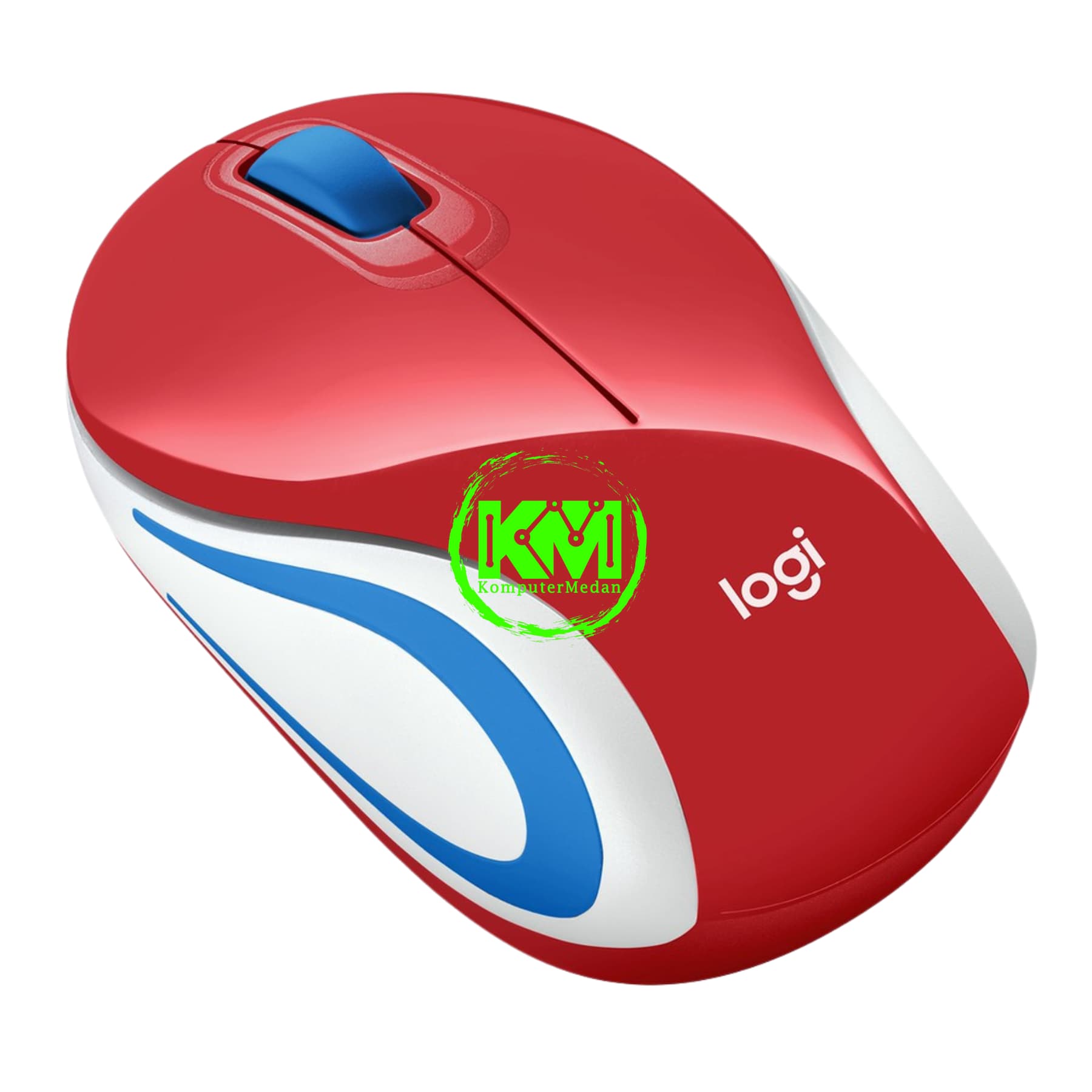 LOGITECH M187 WIRELESS MOUSE (RED) - Image 5