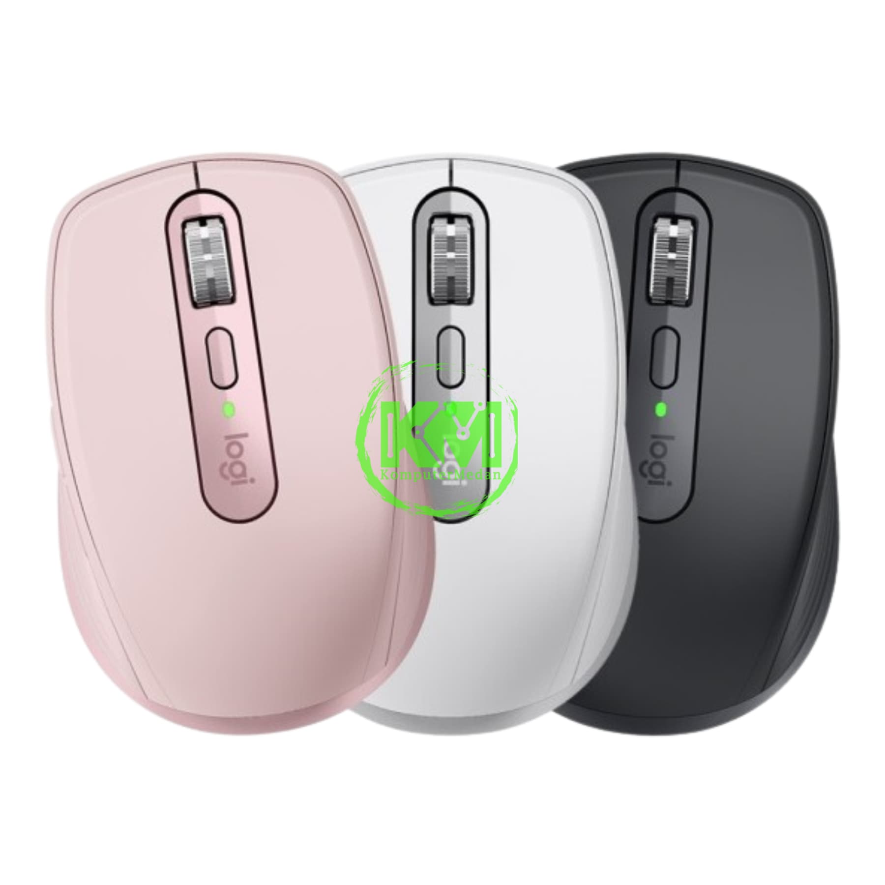 LOGITECH WIRELESS BLUETOOTH MX ANYWHERE 3S MOUSE (GRAPHITE/PALE GREY/ROSE)