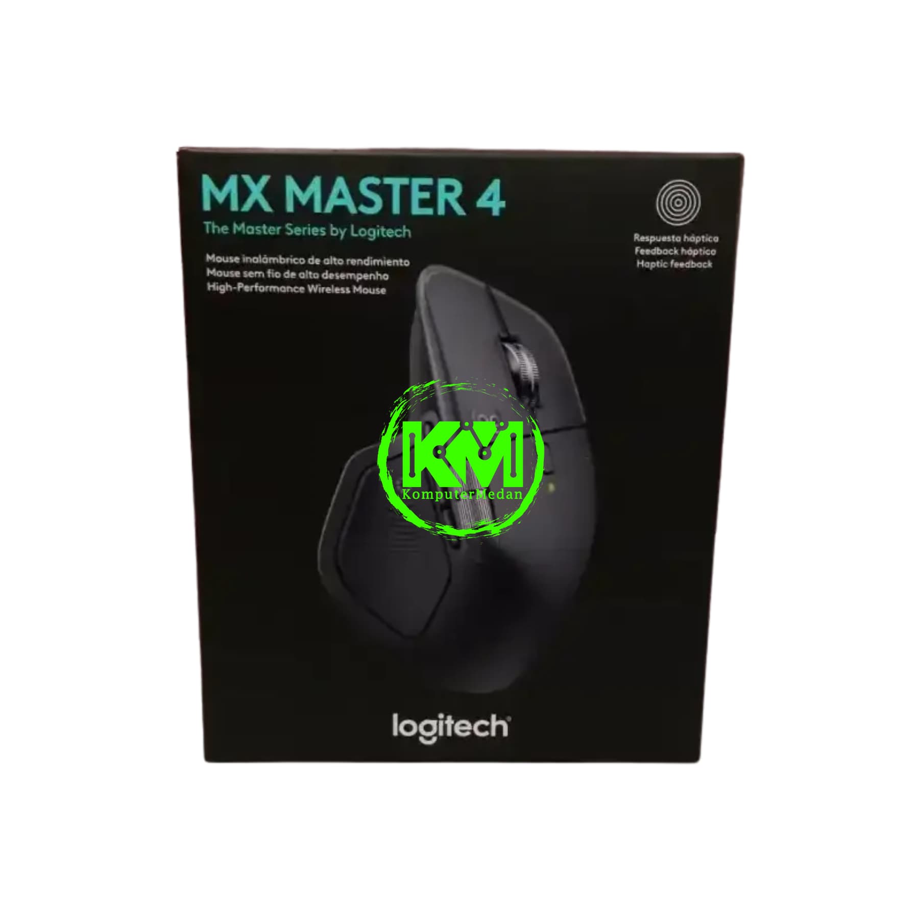 LOGITECH WIRELESS BLUETOOTH MX MASTER 4 MOUSE (GRAPHITE/PALE GREY) - Image 5