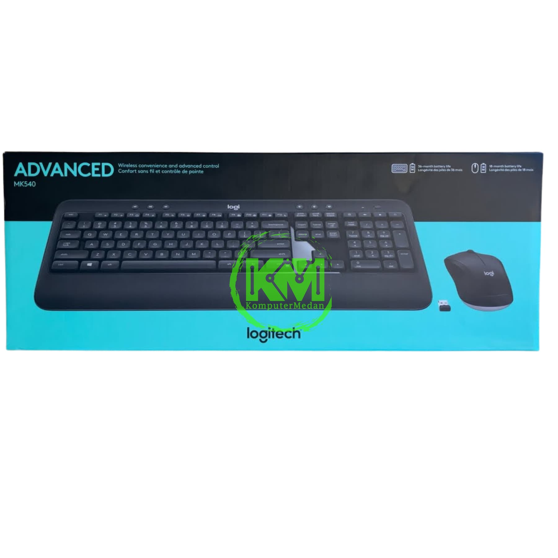 LOGITECH MK540 WIRELESS KEYBOARD MOUSE COMBO