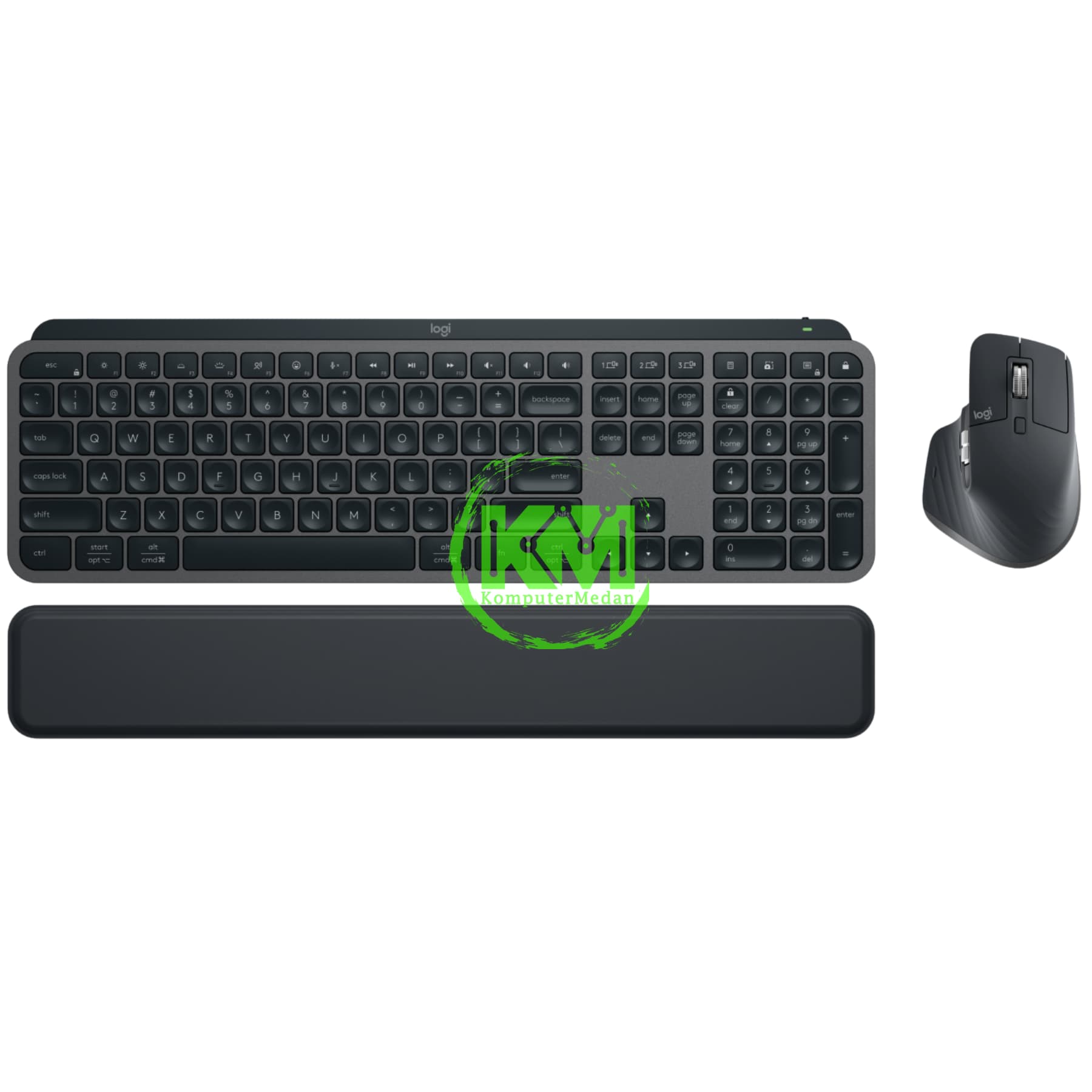 LOGITECH MX KEYS COMBO S WIRELESS GRAPHITE KEYBOARD MOUSE