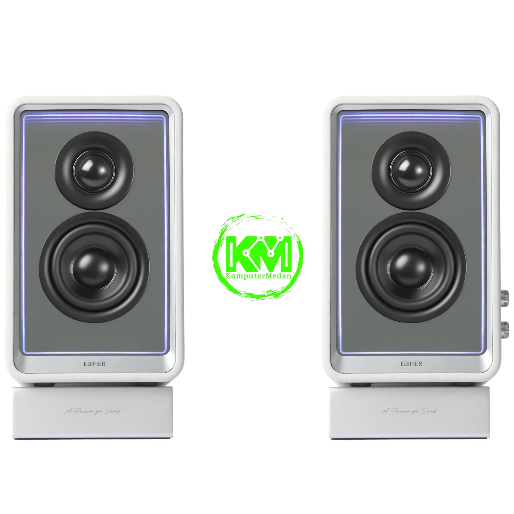 EDIFIER QR65 2.0 BLACK WHITE SPEAKER - Image 4