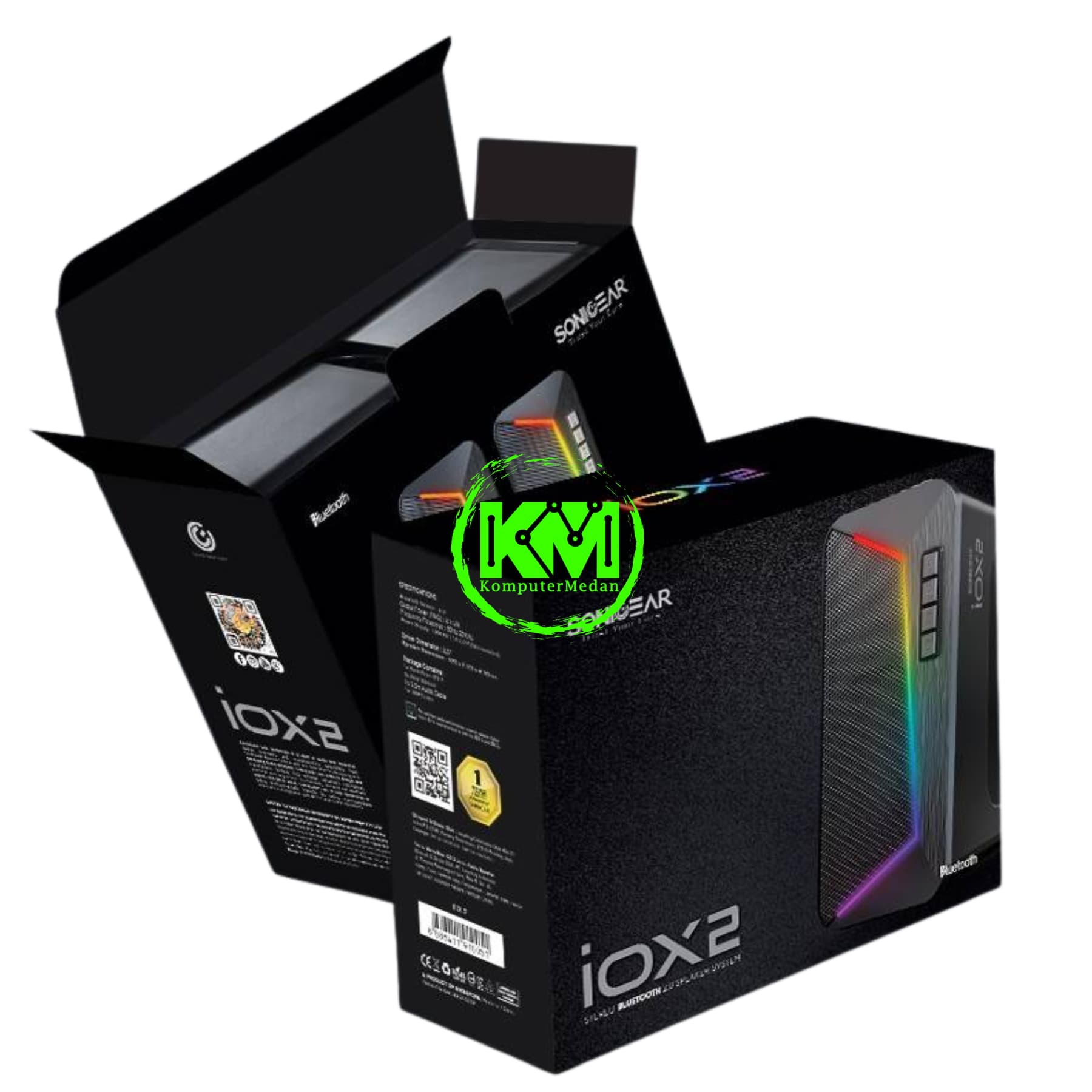 SONIC GEAR IOX 2P SPEAKER BLUETOOTH - Image 4