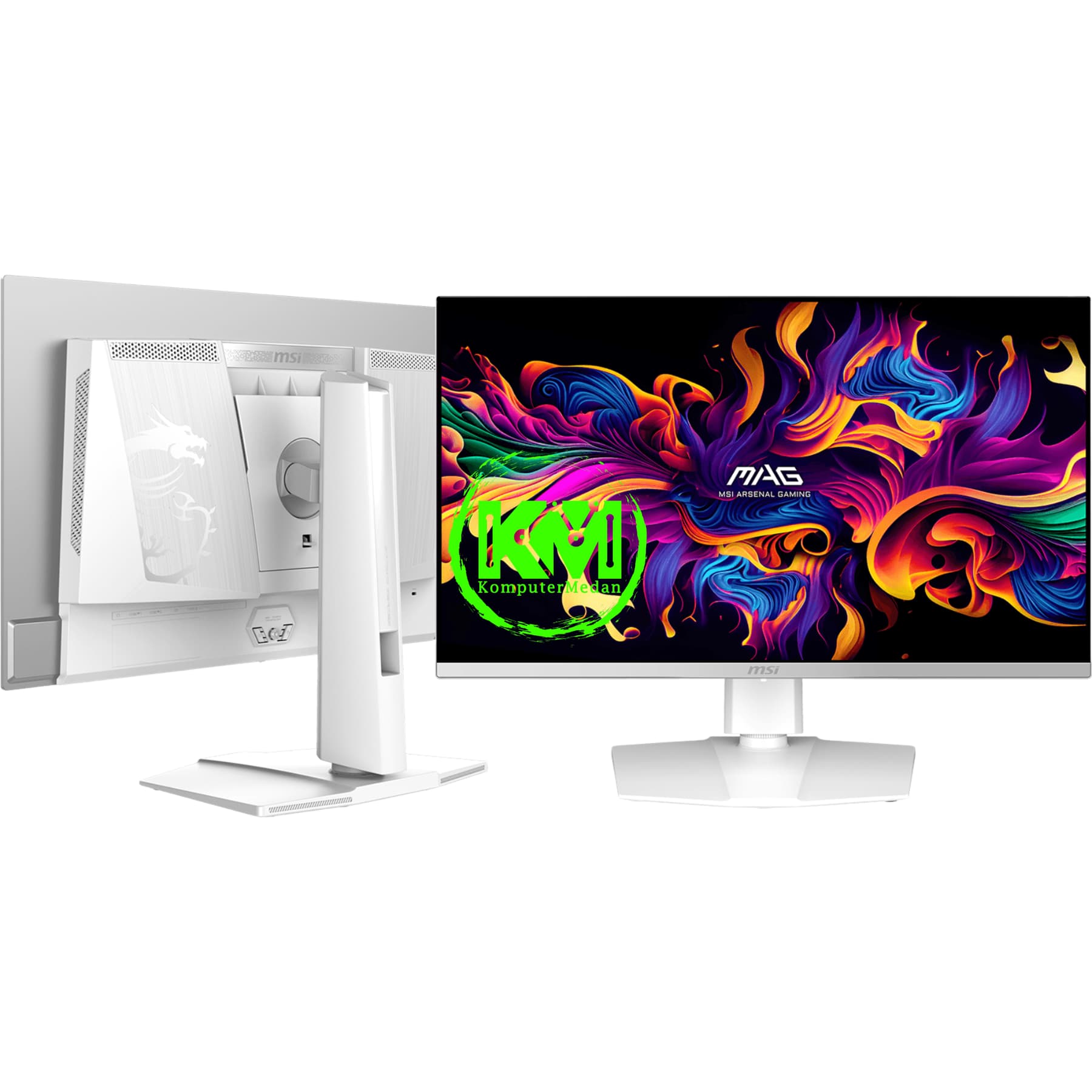 MSI MAG 272QPW QD-OLED X28 WHITE LED MONITOR - Image 5