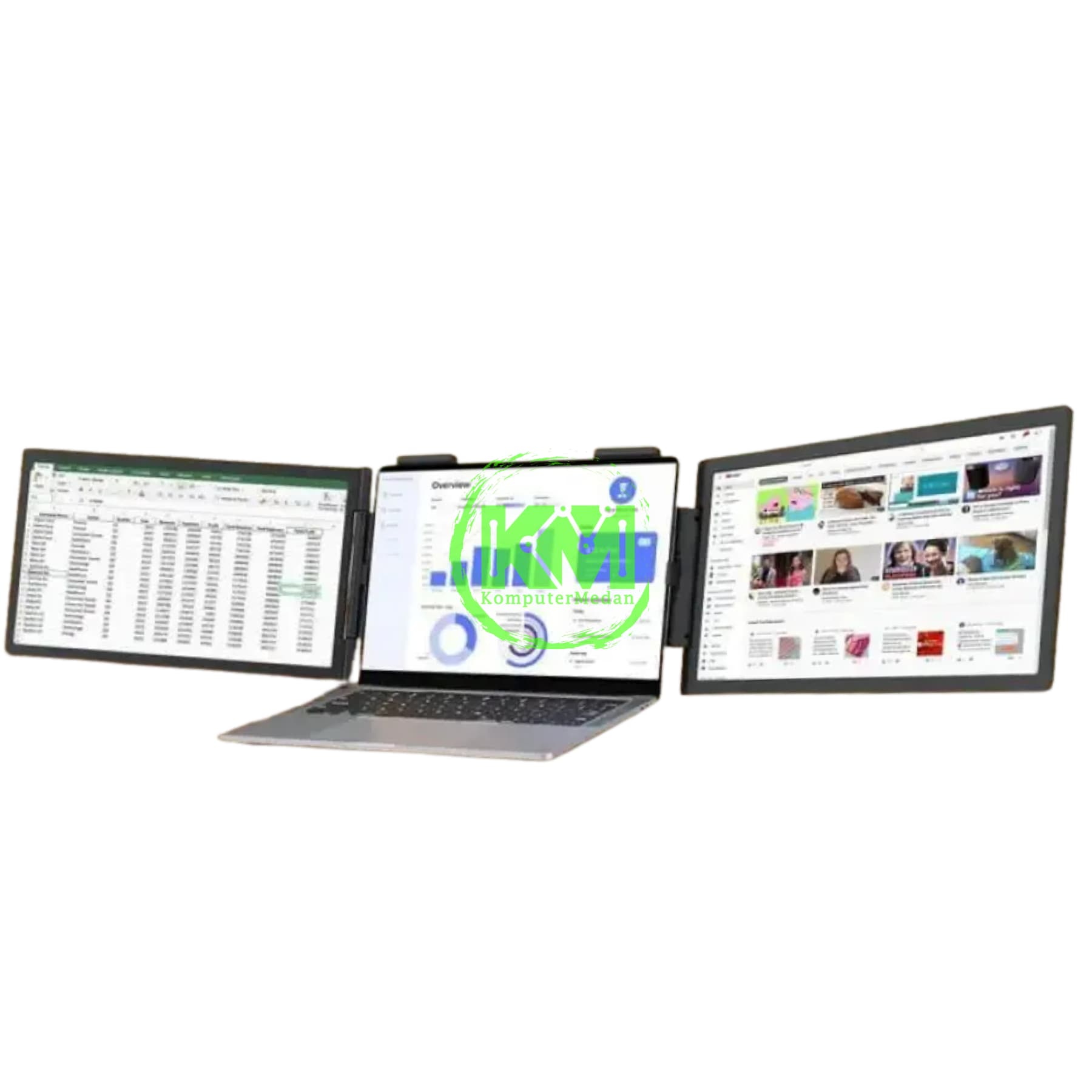ENLIGHT EN14D2 DUAL PANEL PORTABLE MONITOR