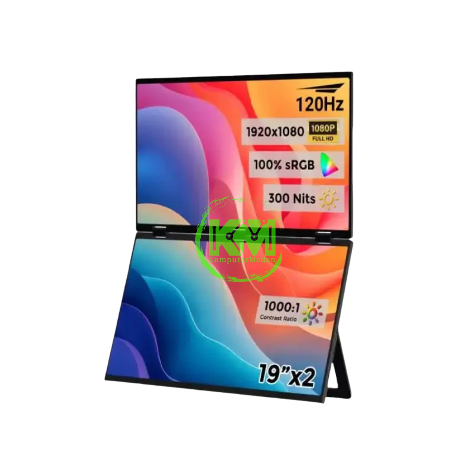 ENLIGHT EN14D2 DUAL PANEL PORTABLE MONITOR - Image 4
