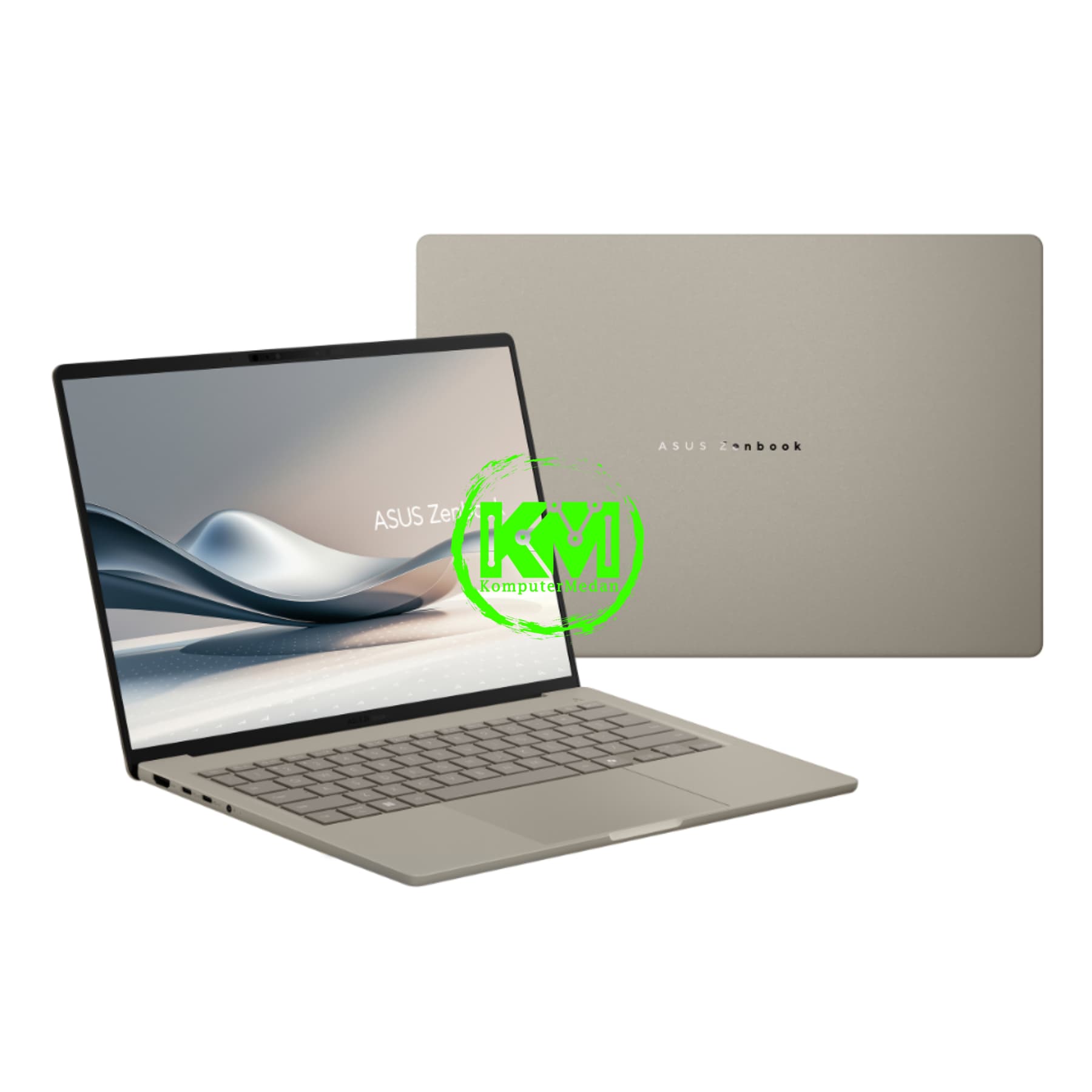 ASUS ZENBOOK A14 UX3407QA-IPSP151M SNAPDRAGON X ZABRISKIE BEIGE - Image 4