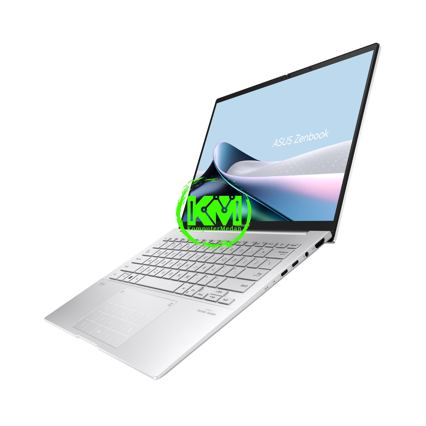ASUS ZENBOOK 14 OLED UX3405CA-OLEDS5112TM ULTRA 5 FOGGY SILVER - Image 2