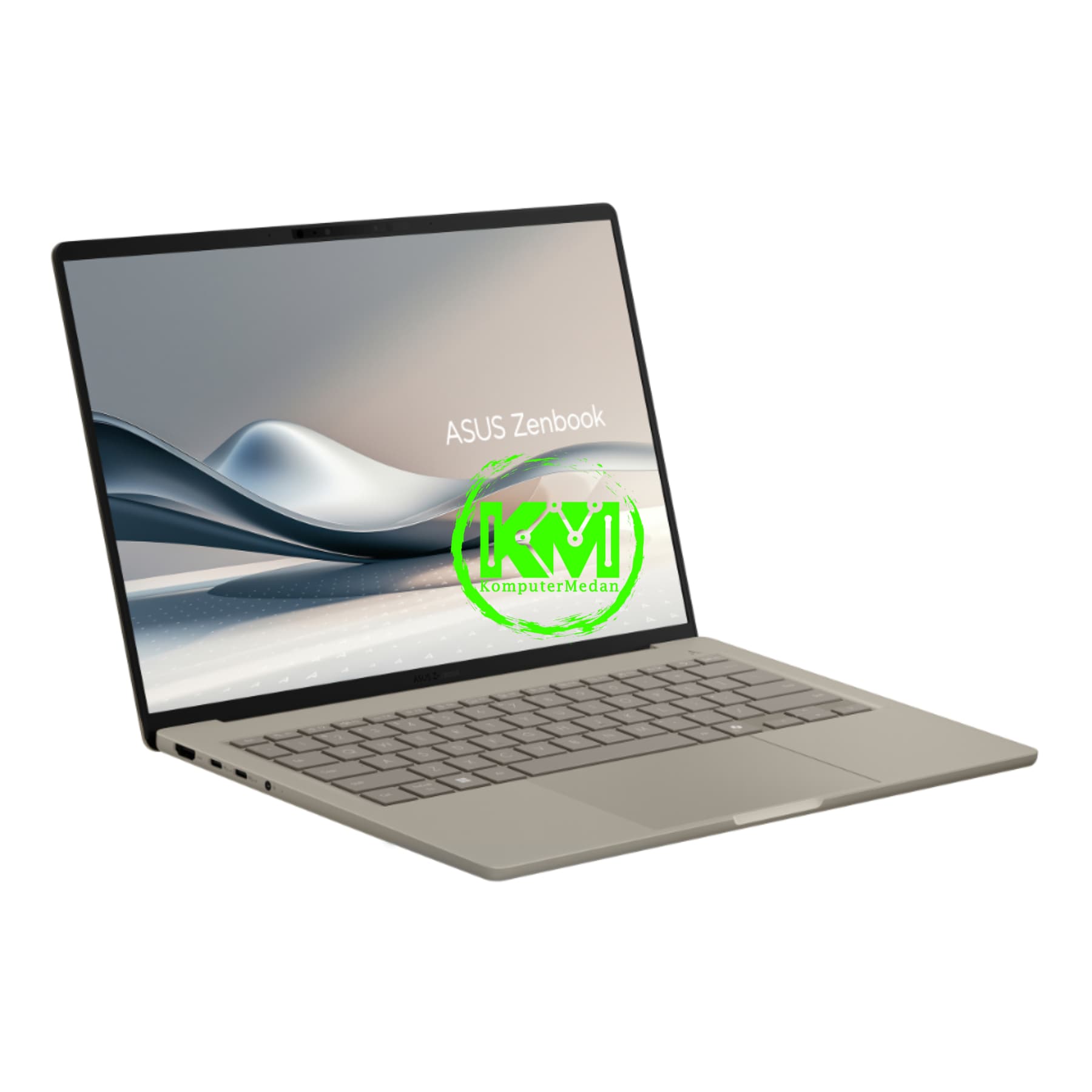ASUS ZENBOOK A14 UX3407QA-IPSP151M SNAPDRAGON X ZABRISKIE BEIGE - Image 1
