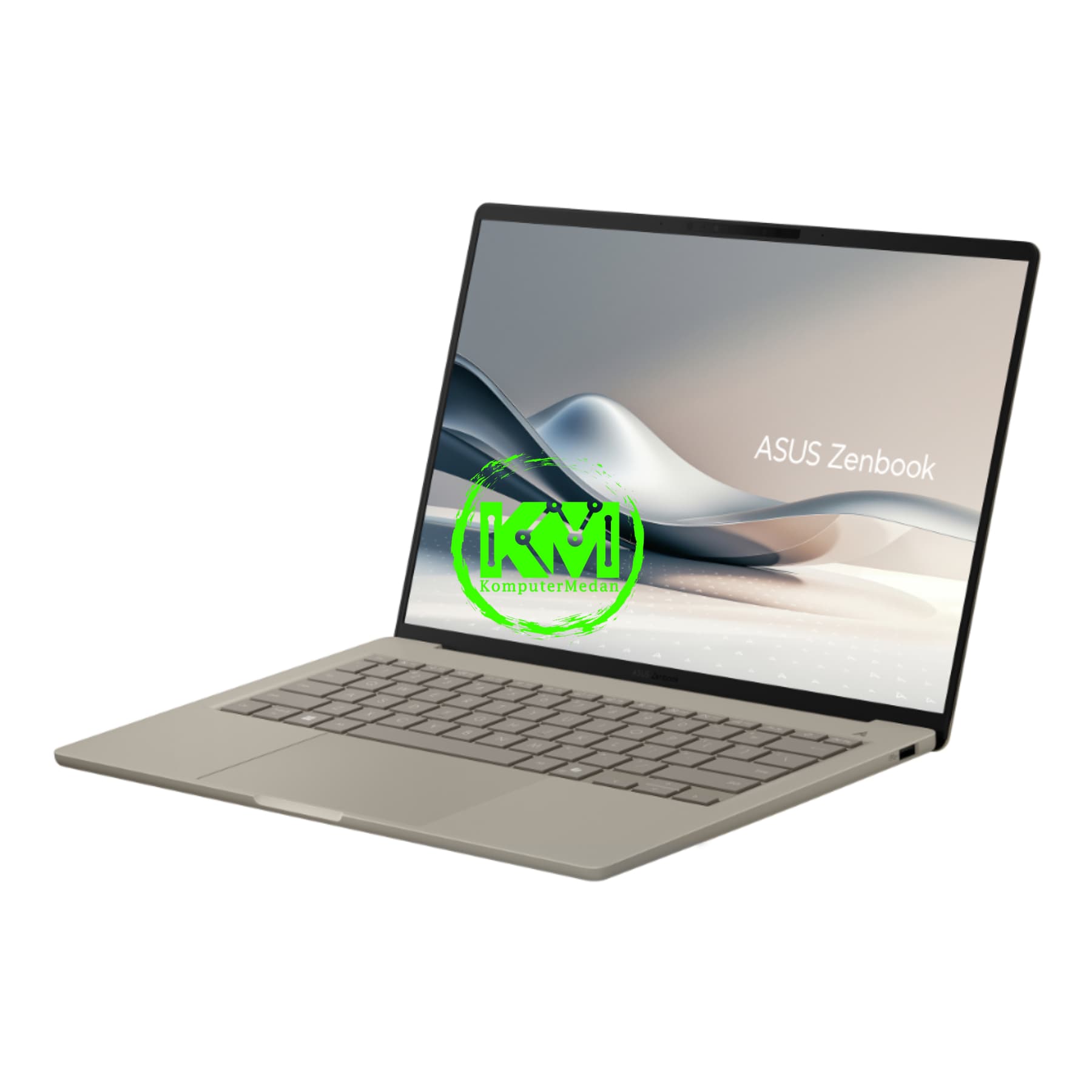 ASUS ZENBOOK A14 UX3407QA-IPSP151M SNAPDRAGON X ZABRISKIE BEIGE - Image 3