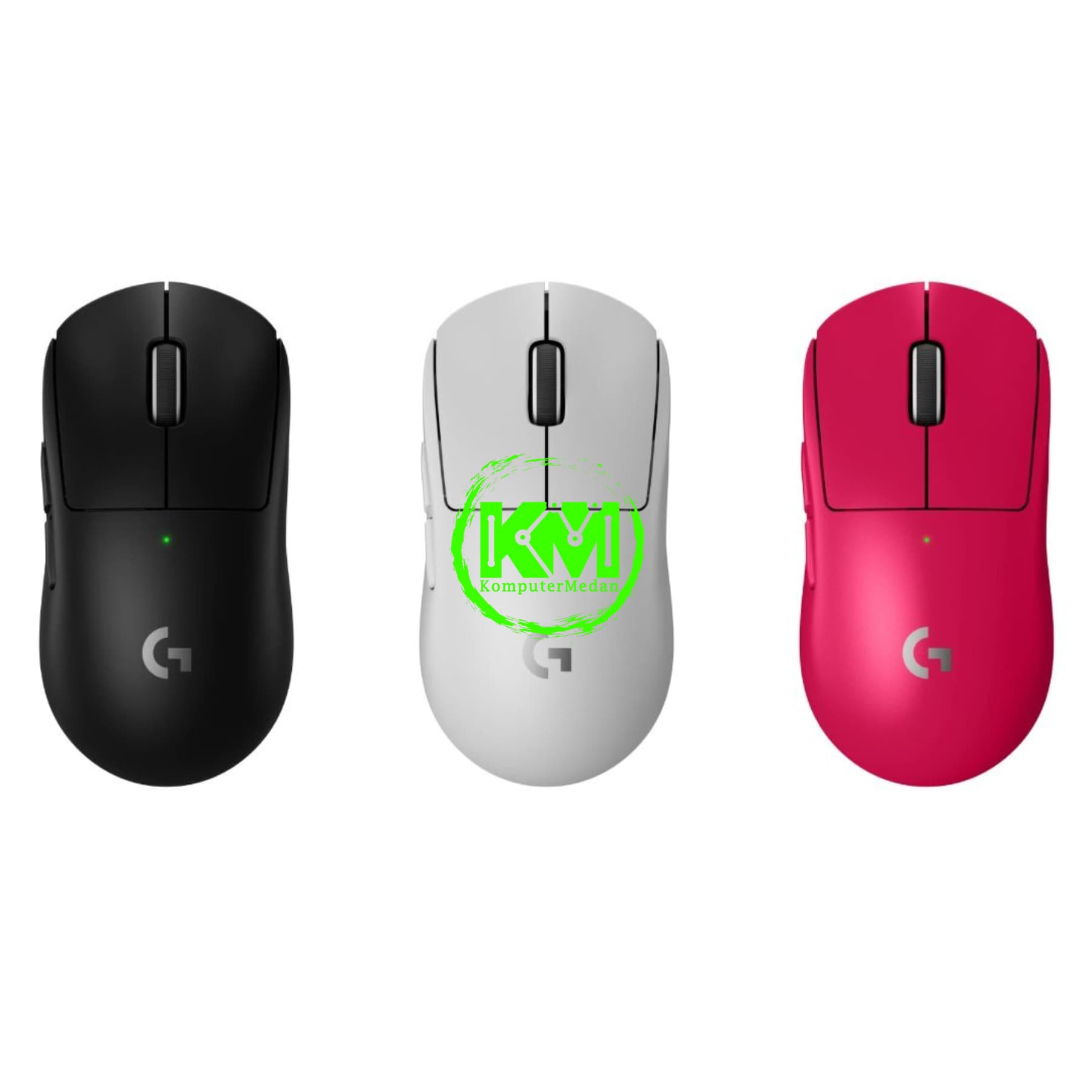 LOGITECH PRO X SUPERLIGHT 2 DEX WIRELESS BLACK/WHITE/MAGENTA GAMING MOUSE - Image 1
