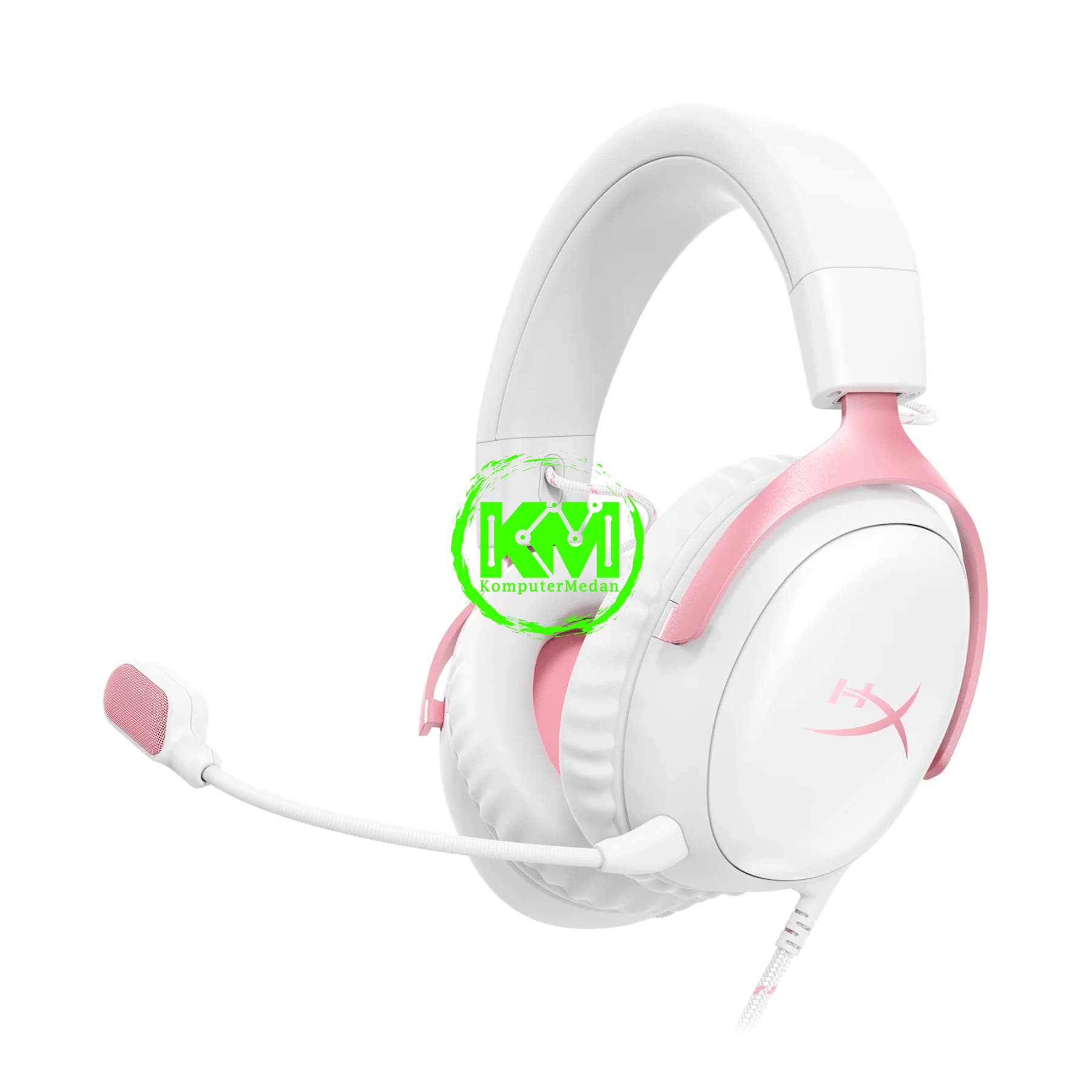 HYPERX CLOUD III WHITE PINK GAMING HEADSET