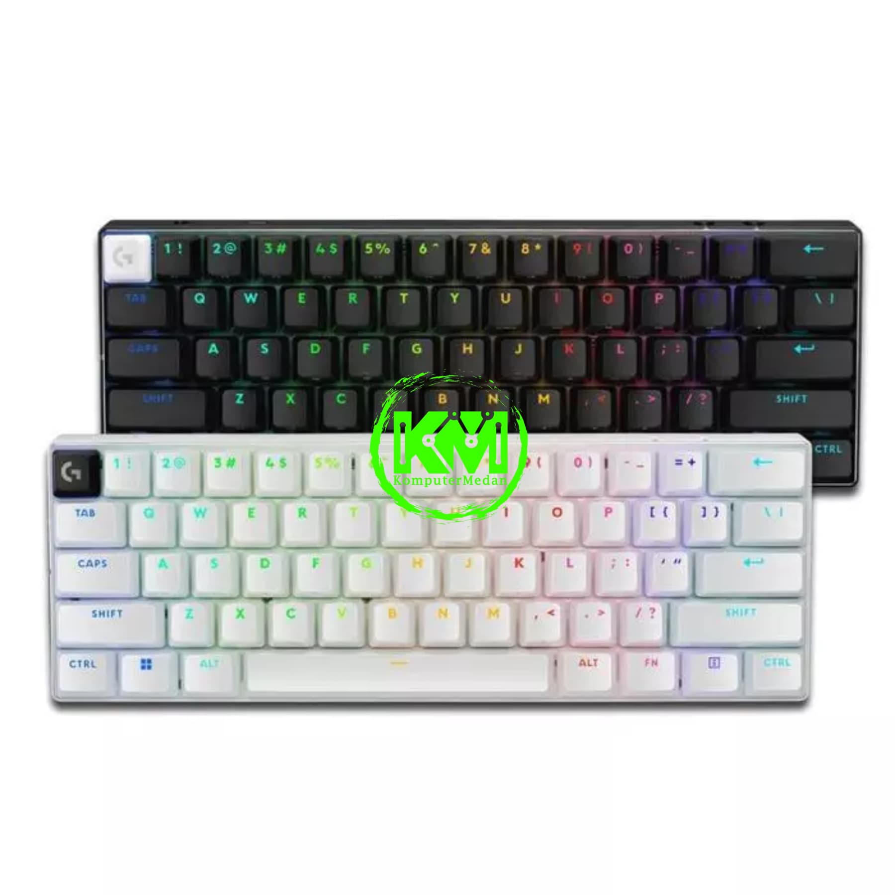 LOGITECH PRO X 60 WIRELESS TACTILE WHITE / BLACK GAMING KEYBOARD