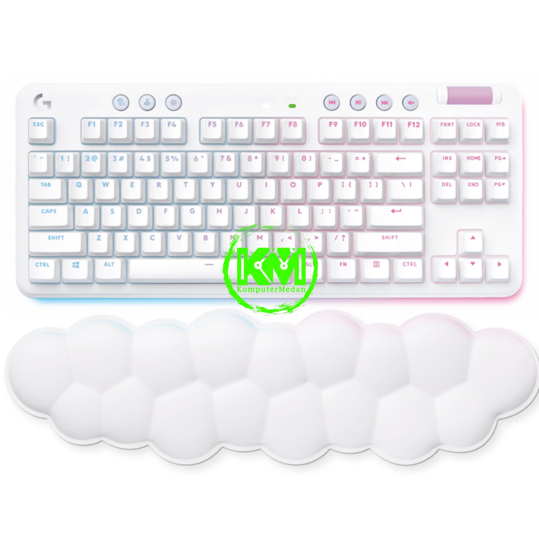 LOGITECH G715 WIRELESS TACTILE / LINEAR AURORA COLLECTION GAMING KEYBOARD - Image 1