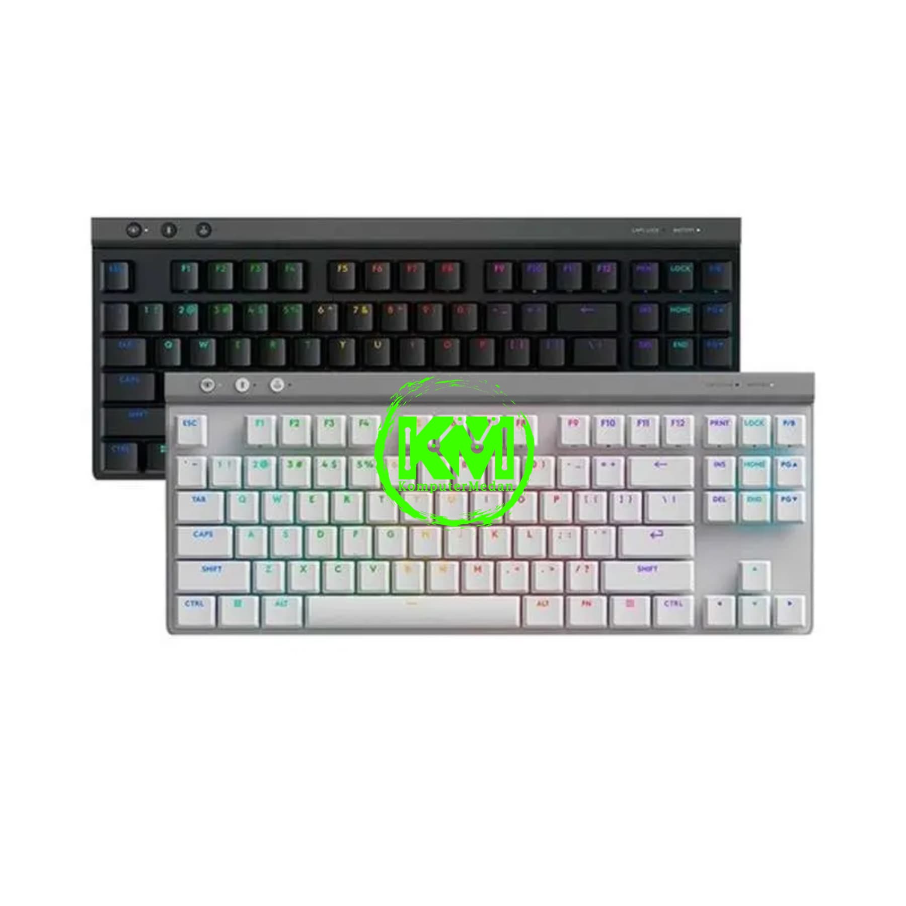 LOGITECH G515 WIRELESS TKL BLACK / WHITE GAMING KEYBOARD