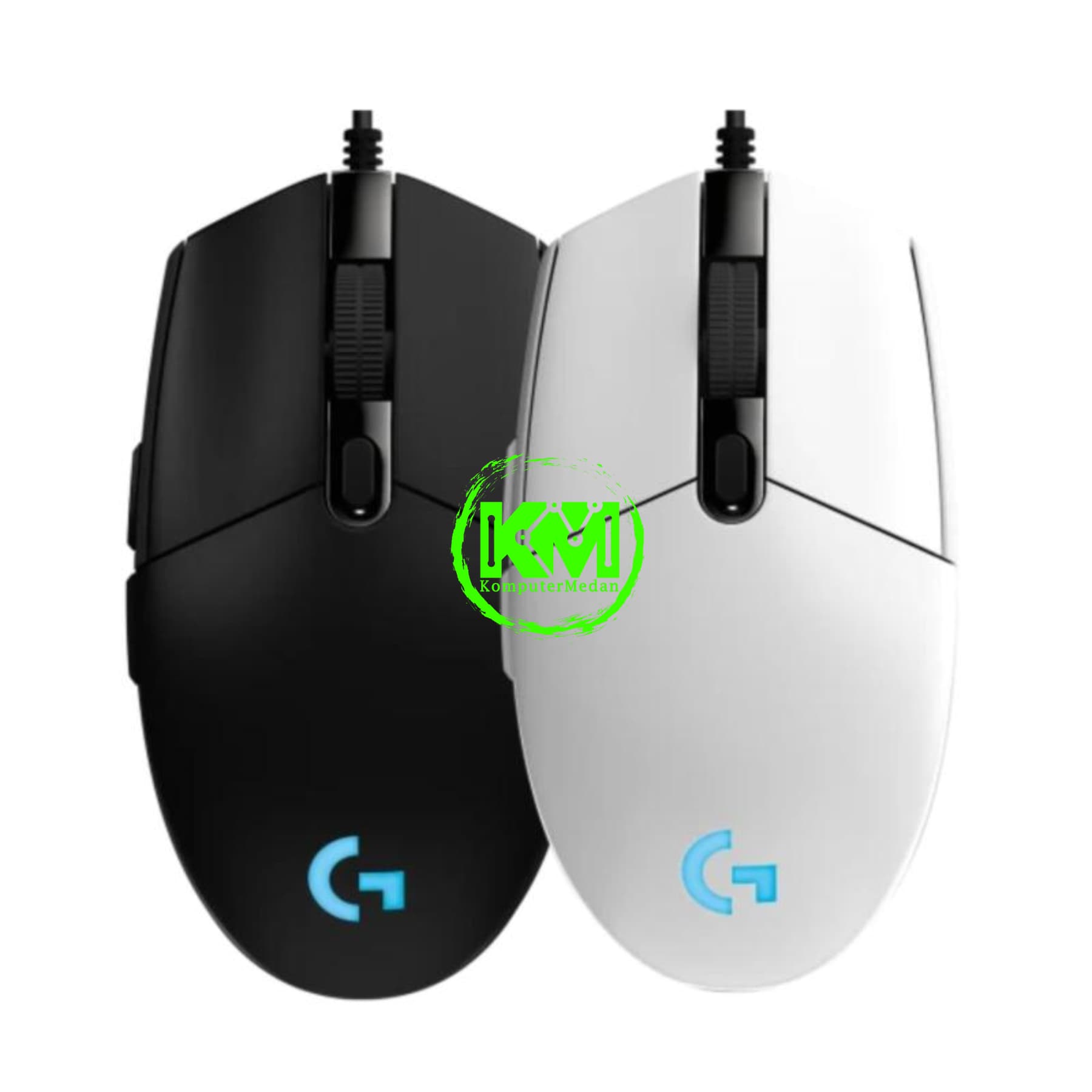 LOGITECH G102 LIGHTSYNC RGB BLACK / WHITE GAMING MOUSE