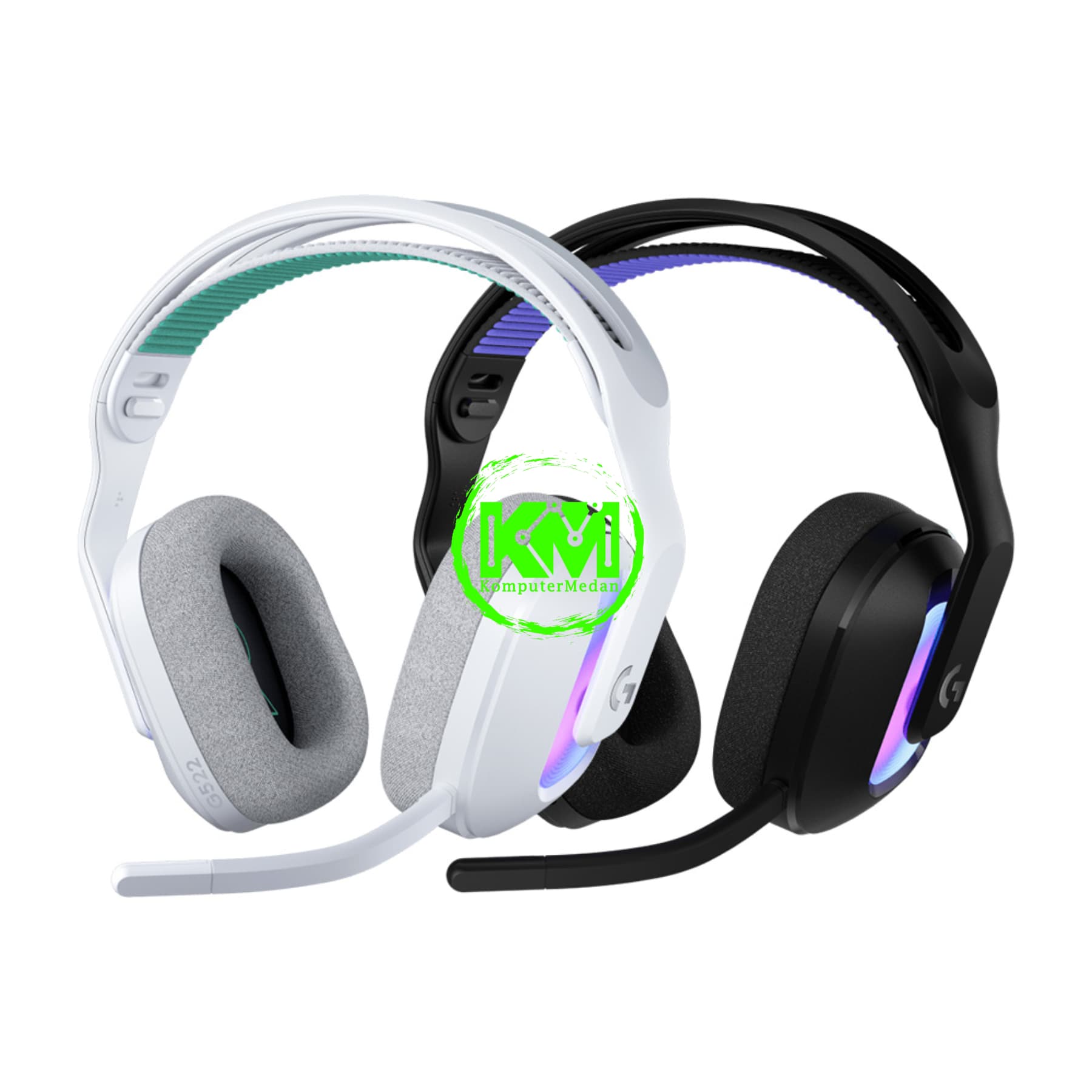 LOGITECH G522 LIGHTSPEED BLACK/WHITE HEADSET GAMING - Image 1