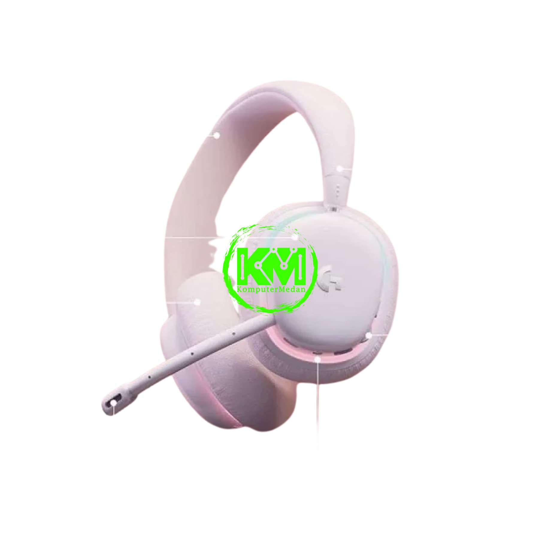 LOGITECH G735 WIRELESS AURORA COLLECTION GAMING HEADSET - Image 2