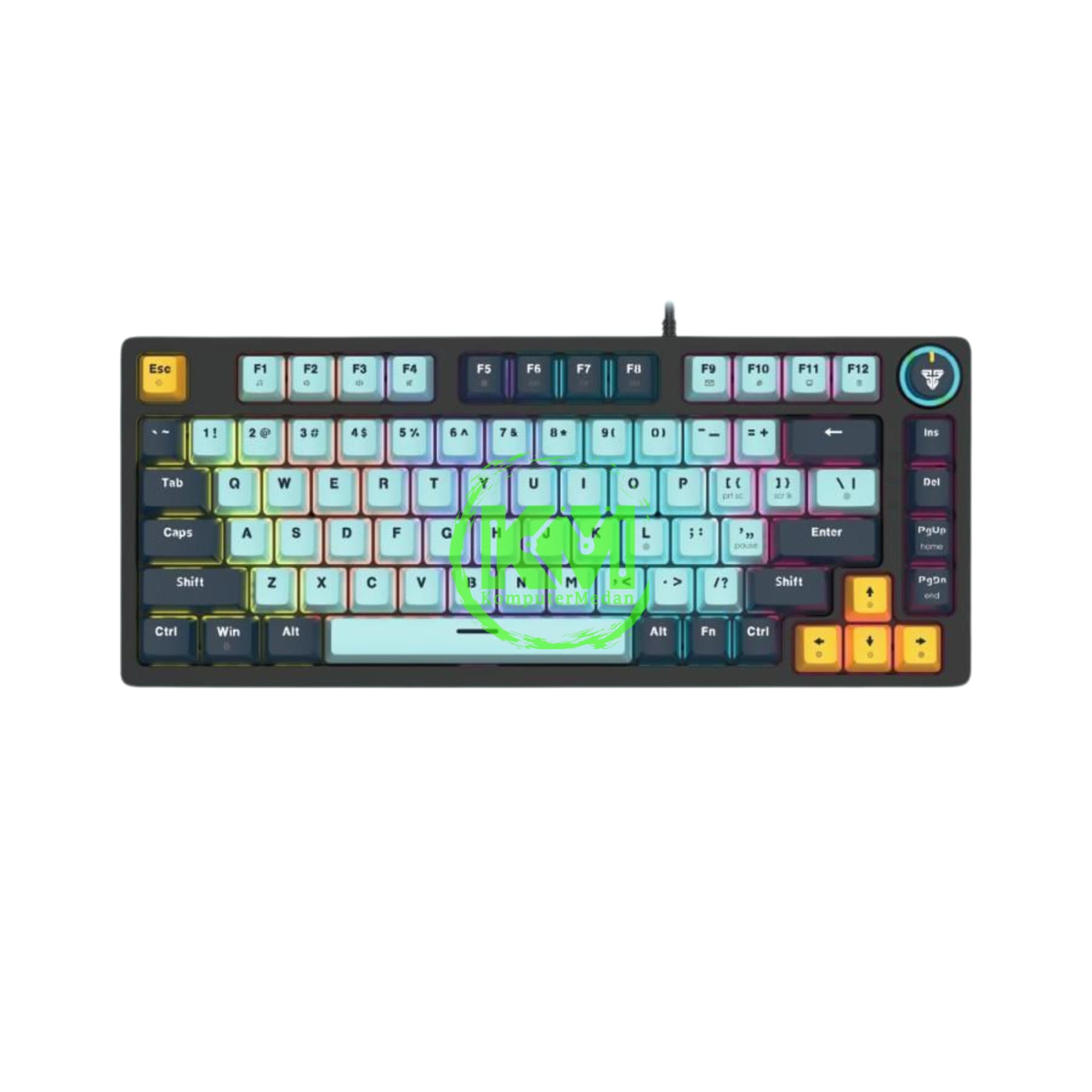 FANTECH MIZU ATOM81 MK875V2 BLUE NAVY / NAVY BLUE SWITCH TARO / ROSIE MECHANICAL KEYBOARD
