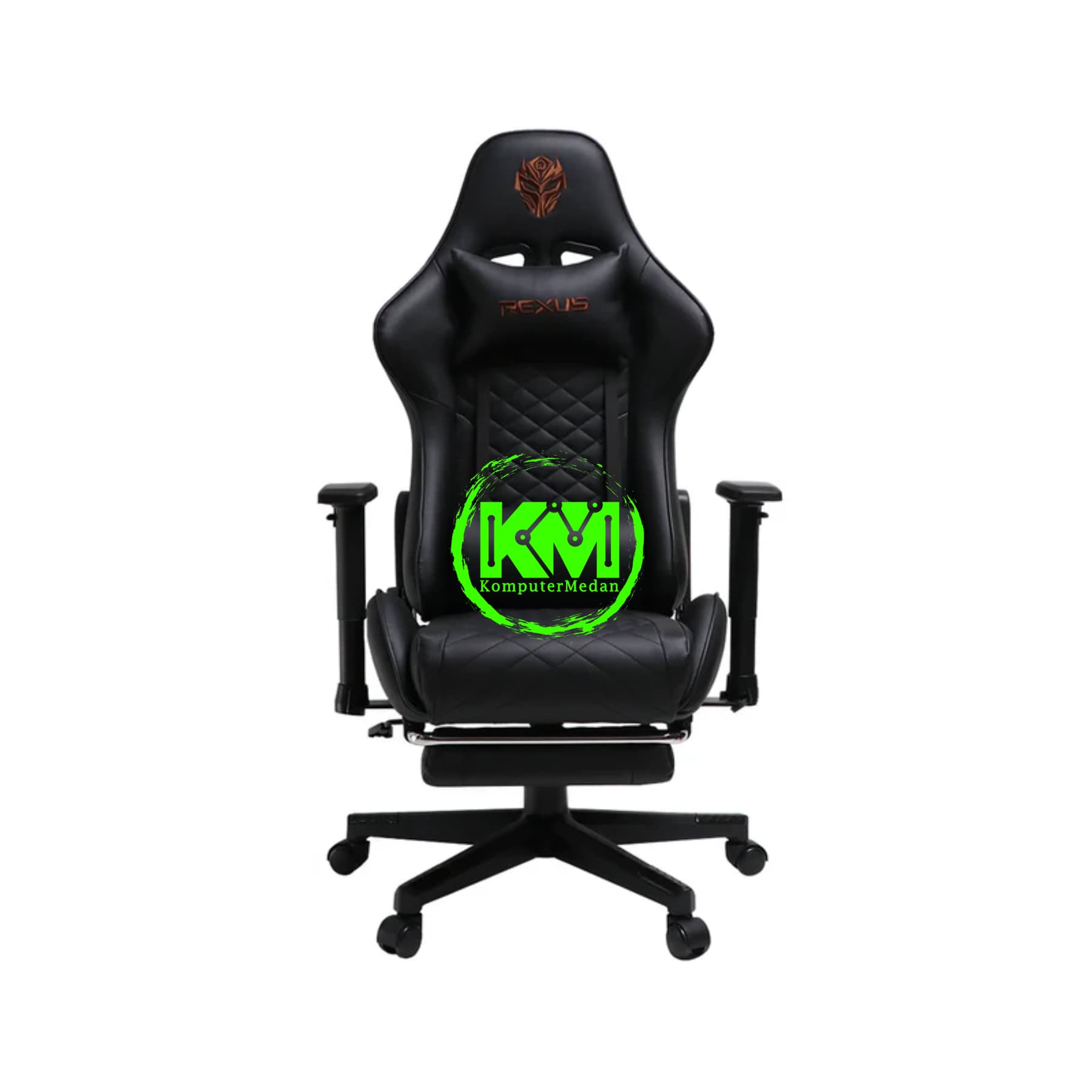 REXUS RGC-100 MAX BLACK & BLUE GAMING CHAIR