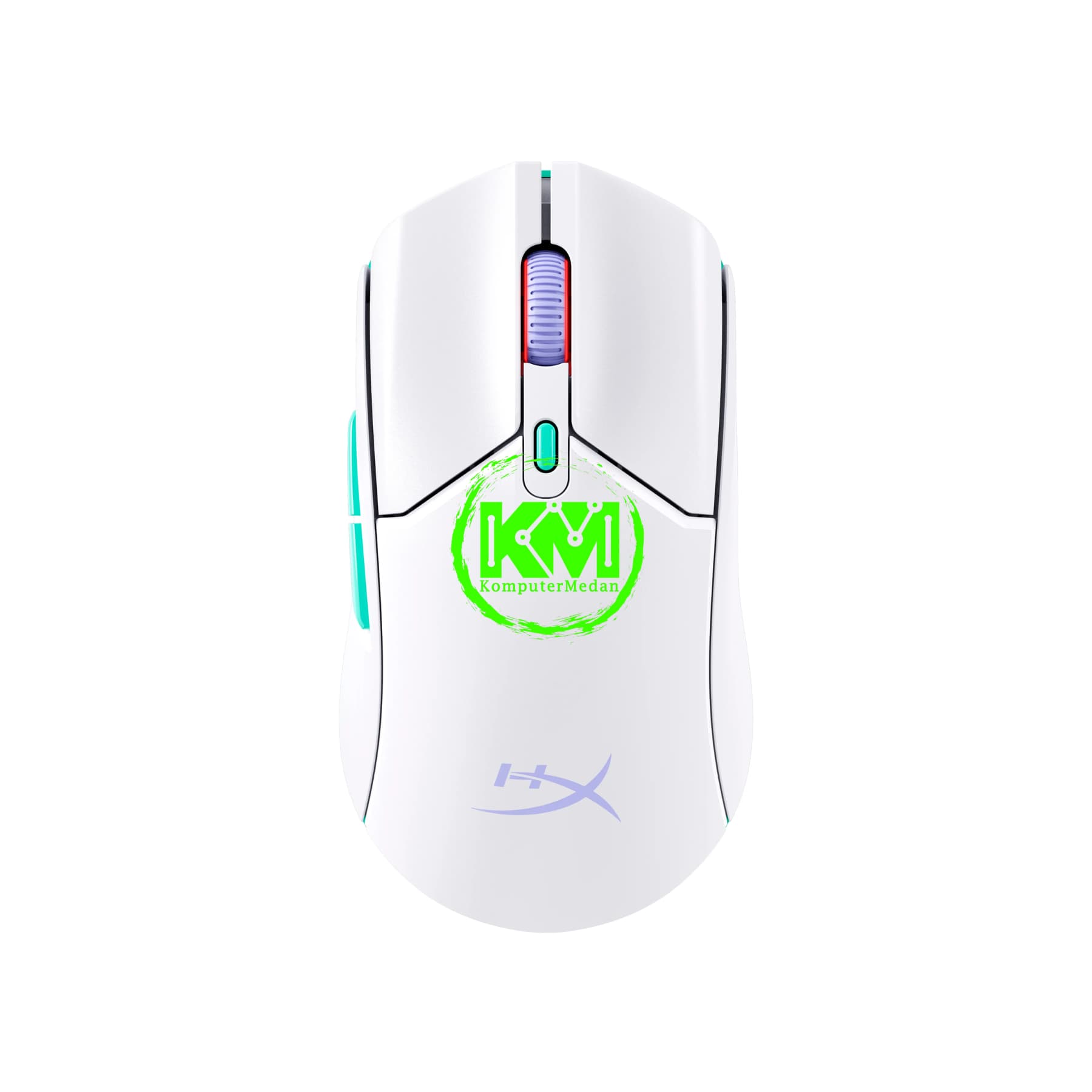 HYPERX PULSEFIRE HASTE 2 CORE WIRELESS BLACK WHITE GAMING MOUSE