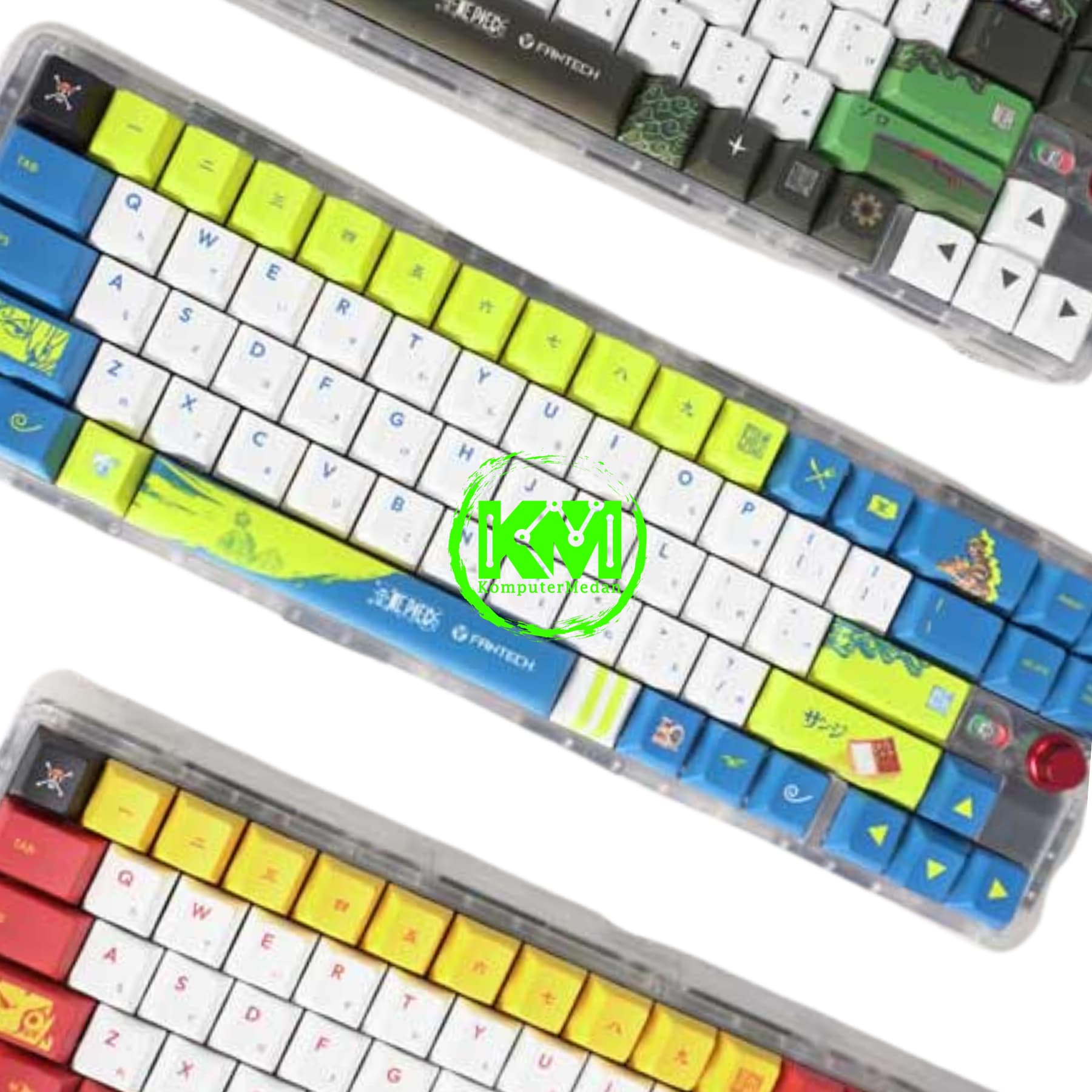 FANTECH ONEPIECE ACK02 KEYCAPS ACCESSORIES LUFFY / SANJI / ZORO KEYBOARD