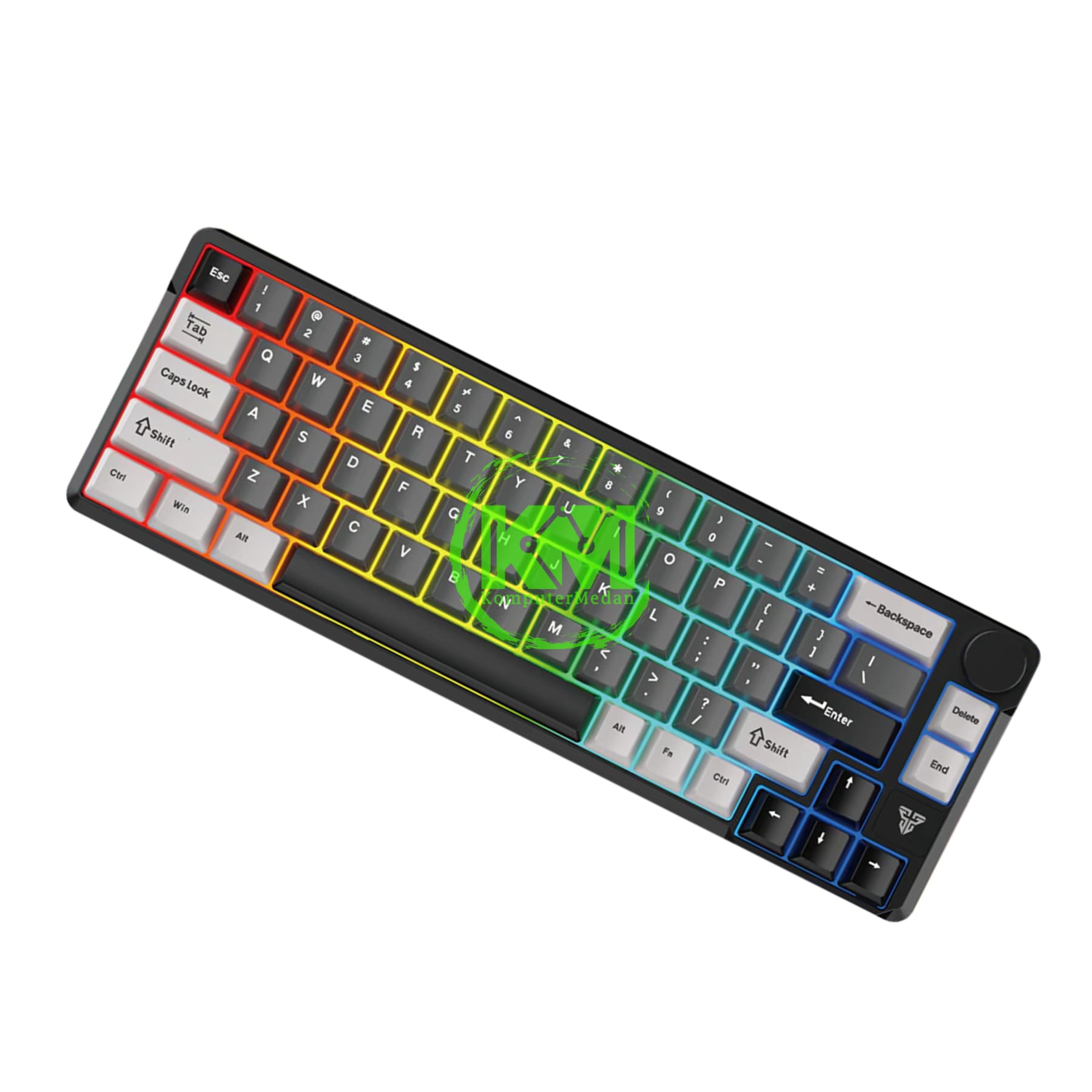 FANTECH ATOM PRO 66 MK919 BLACK / GREY SWITCH BLUE / RED MECHANICAL KEYBOARD