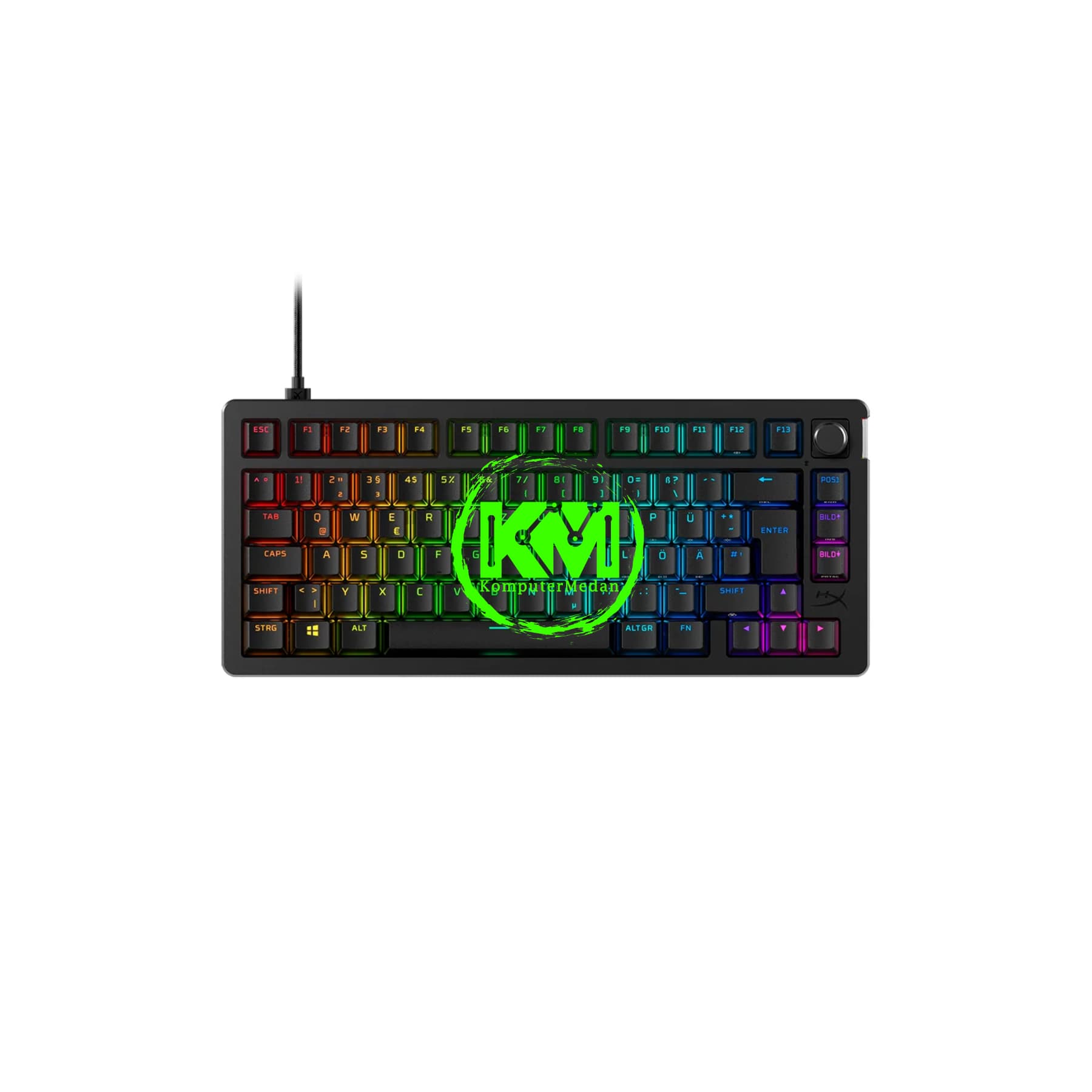 HYPERX ALLOY RISE 75 MECHANICAL RED SWITCH GAMING KEYBOARD