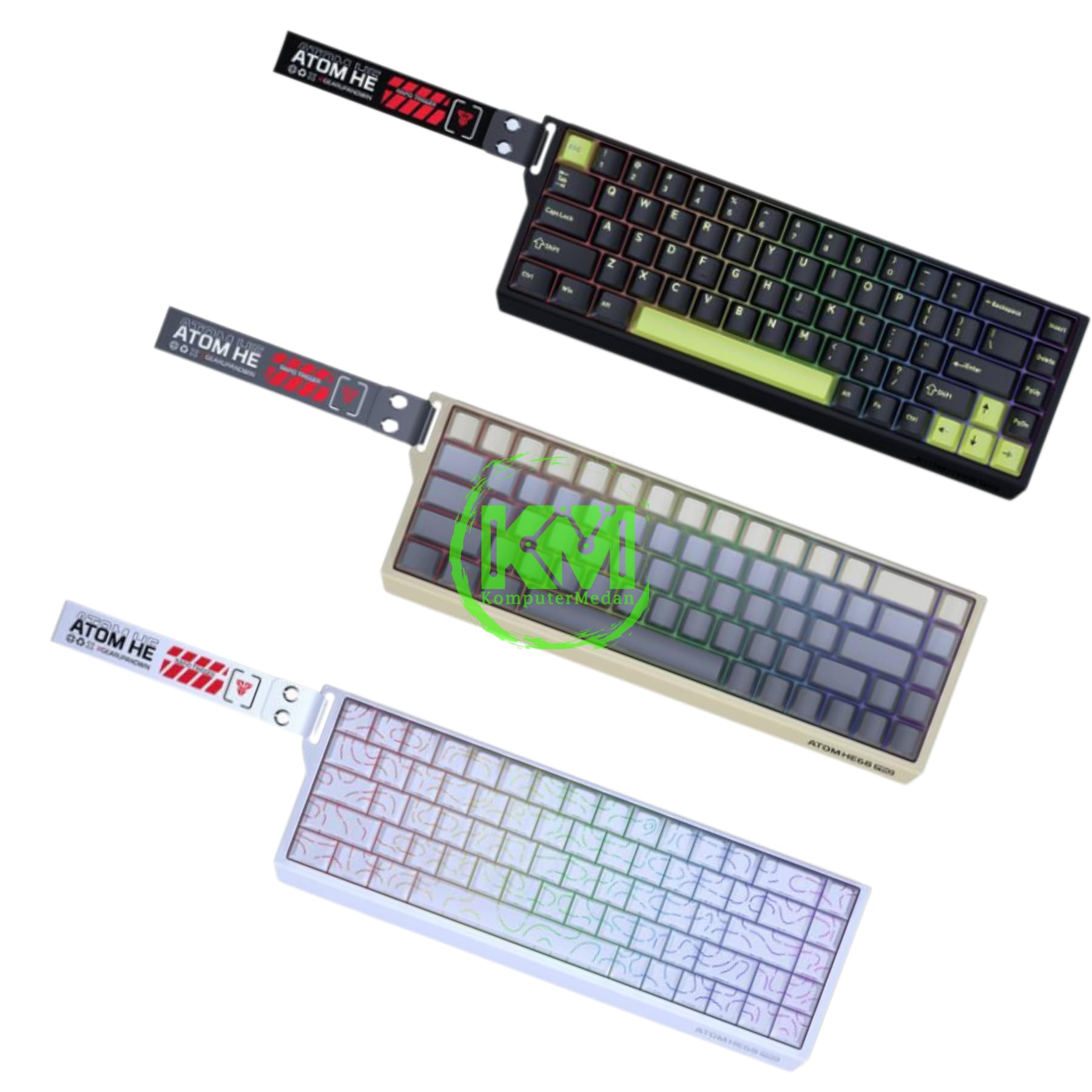 FANTECH ATOM HE 68 PRO WIRELESS MAGNETIC SWITCH KEYBOARD