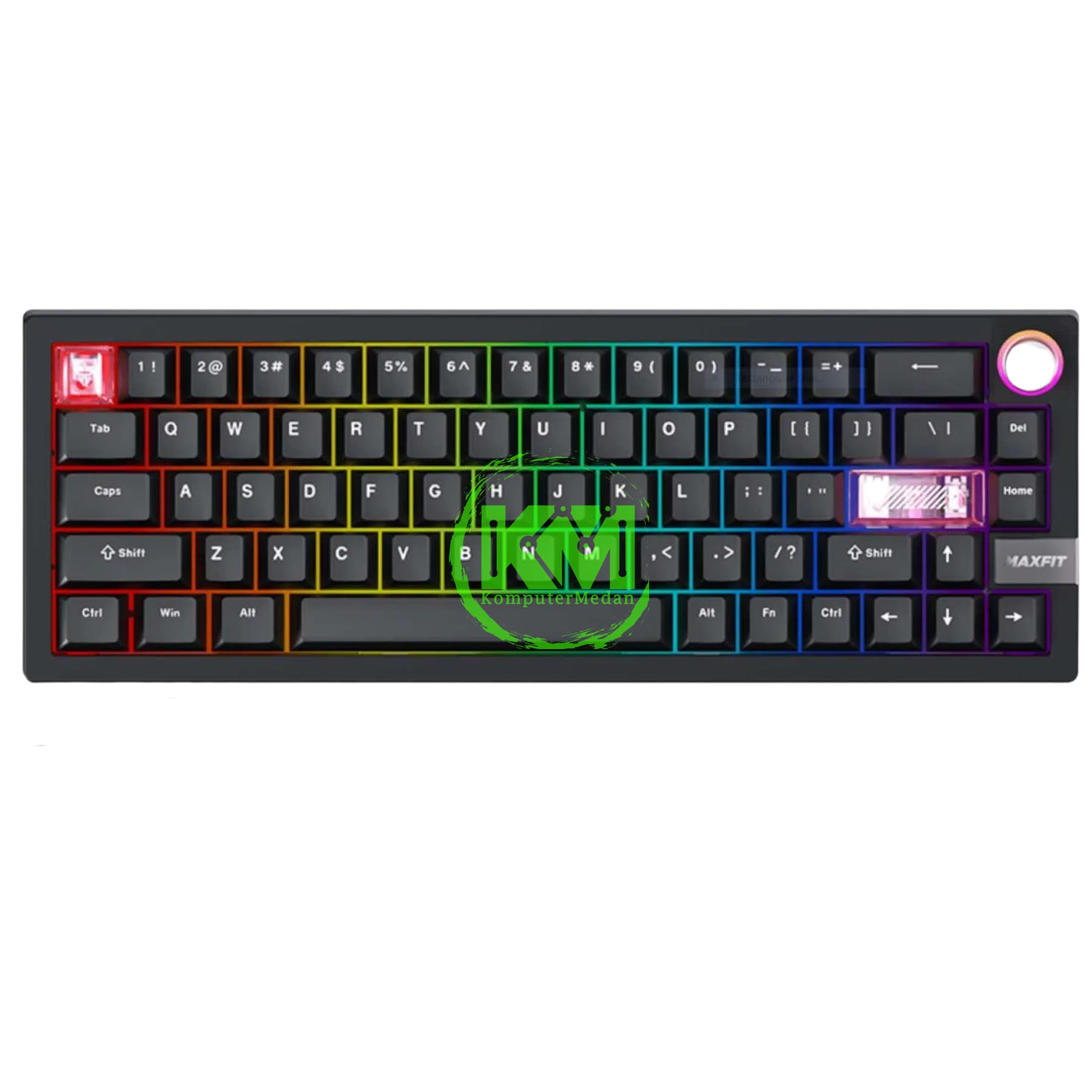 FANTECH MAXFIT 6 MK920 BLACK / WHITE SWITCH BROWN / WHITE MECHANICAL KEYBOARD