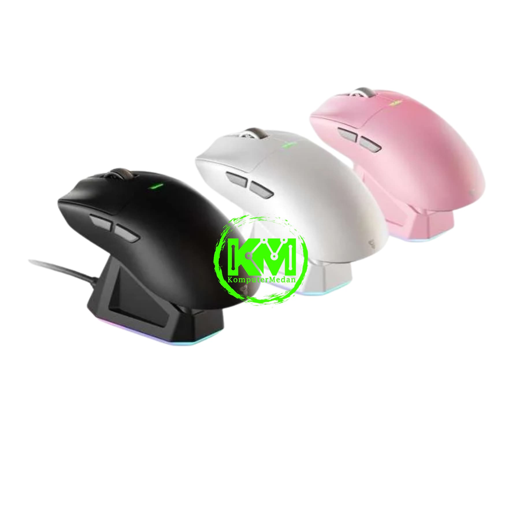 FANTECH TANTO S WG13S BLACK / WHITE / PINK GAMING MOUSE