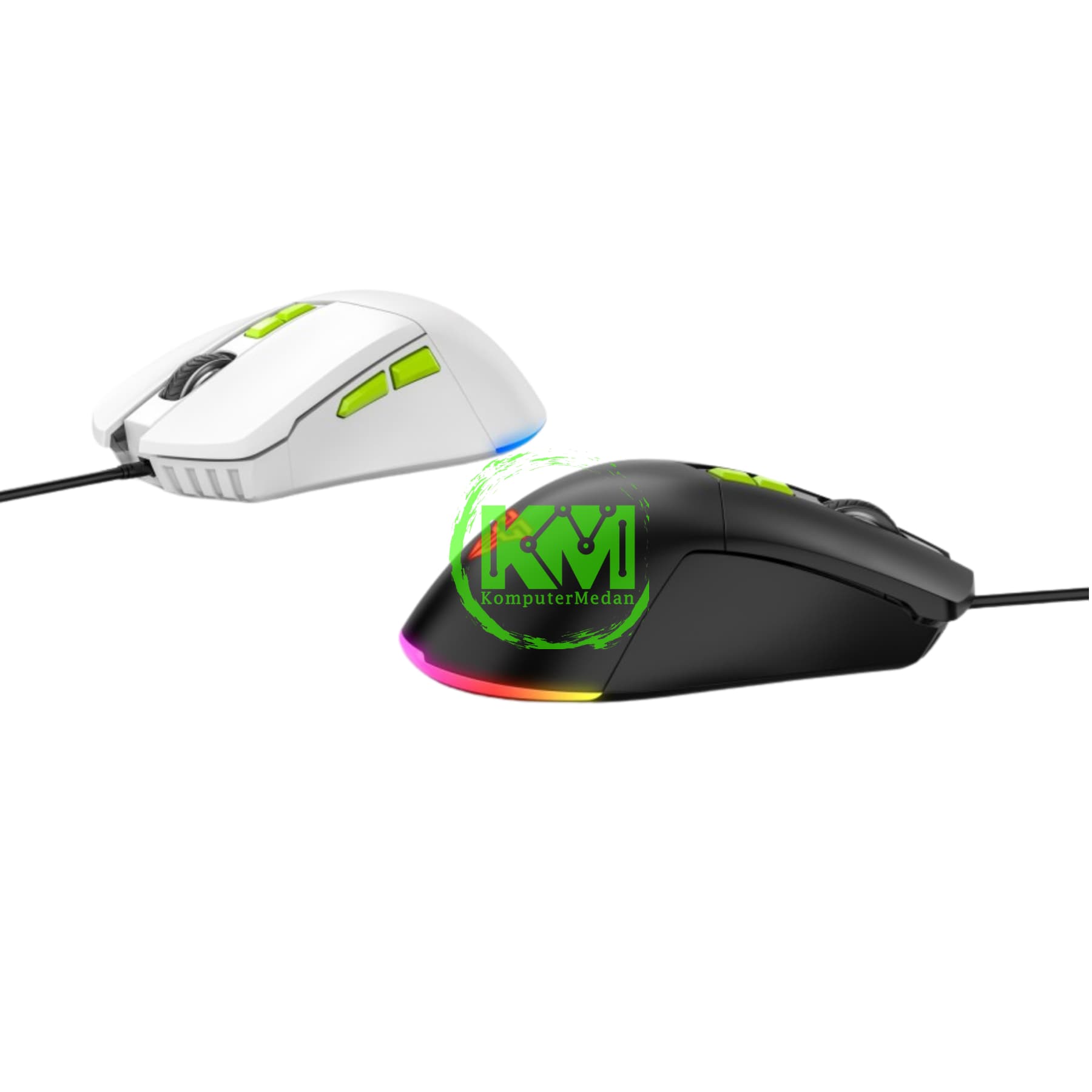 FANTECH PHANTOM II VX6 BLACK / WHITE GAMING MOUSE