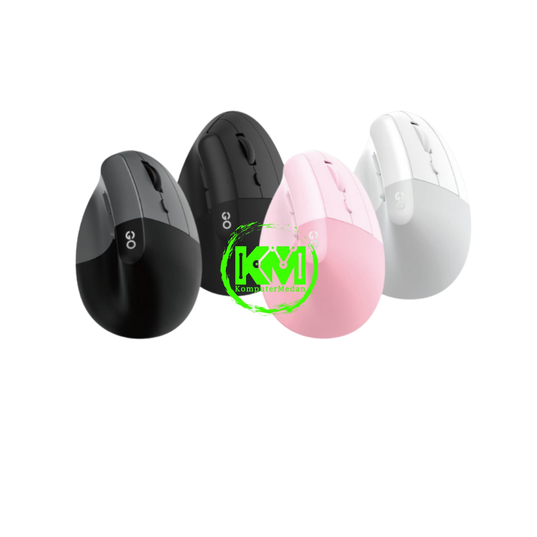 FANTECH GO COMFY W195R BLACK / GREY / PINK OFFICE MOUSE