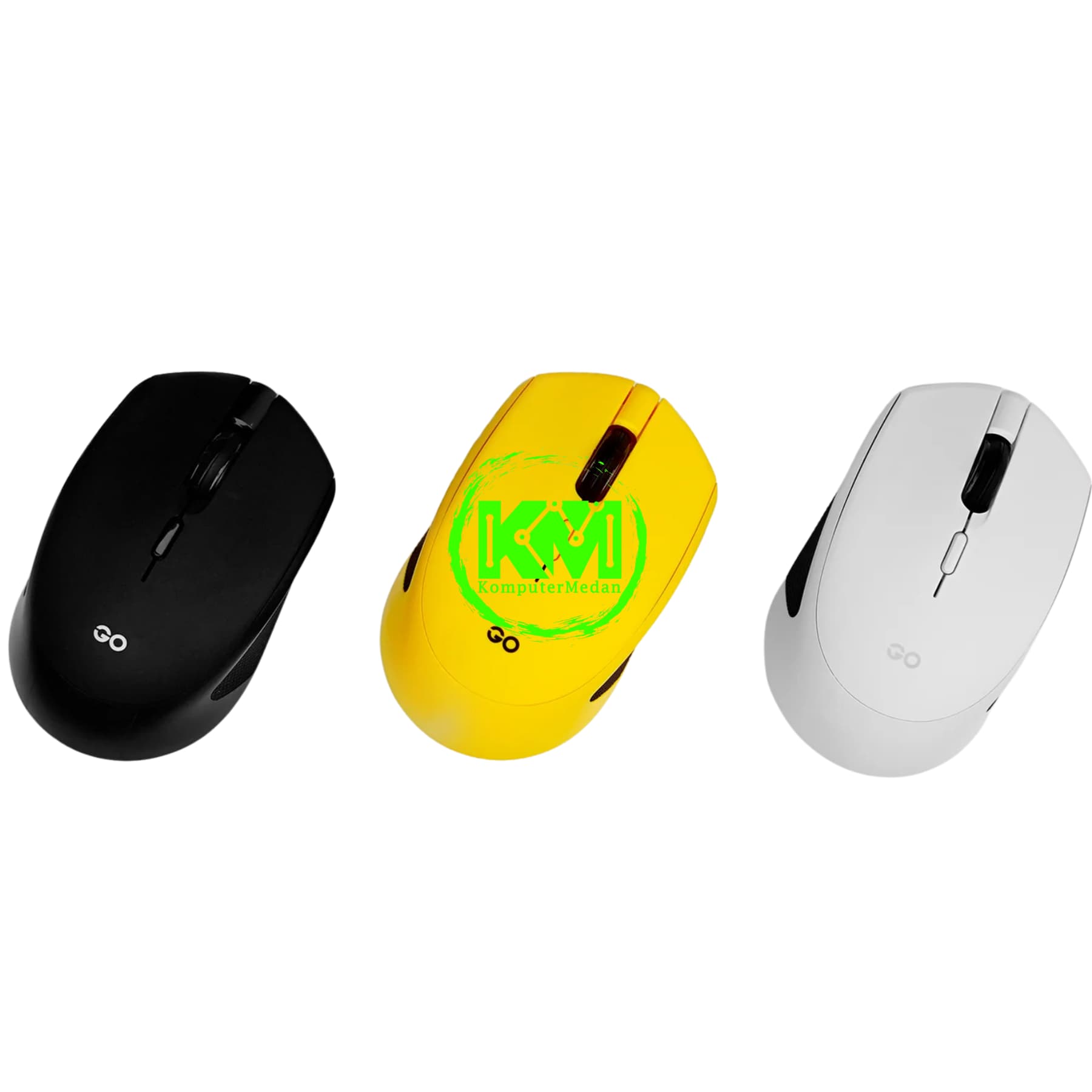 FANTECH GO W190D BLACK / WHITE / YELLOW OFFICE MOUSE