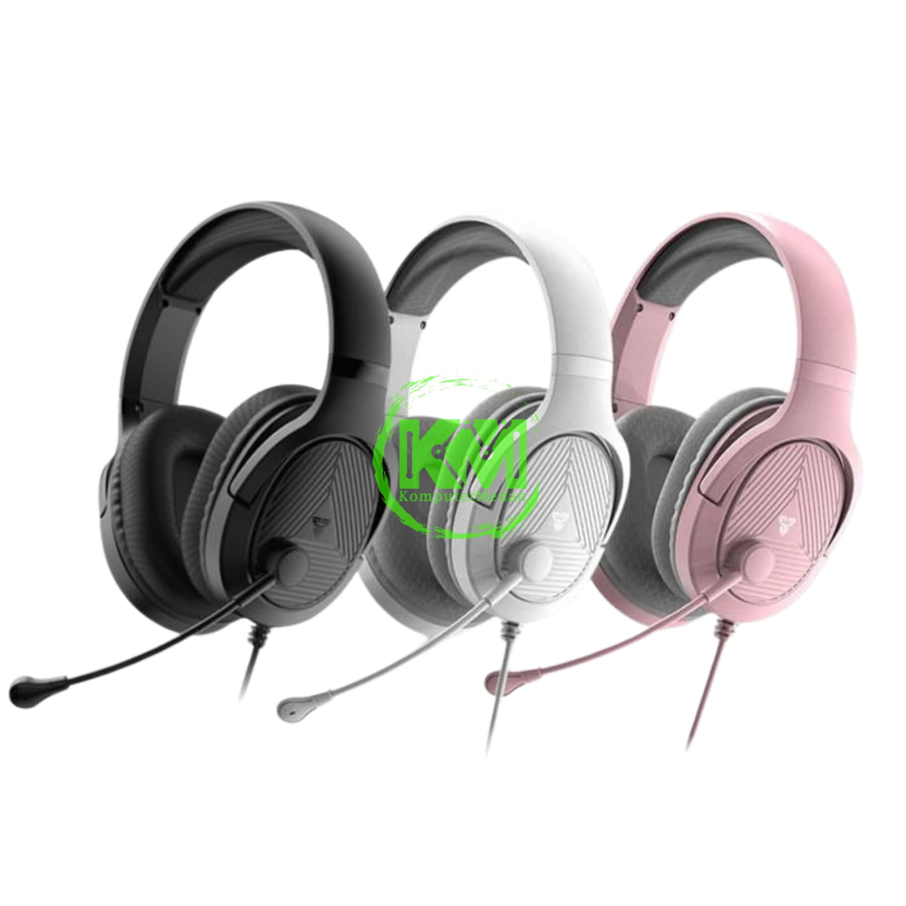 FANTECH TRINITY MH88 BLACK / WHITE / PINK GAMING HEADSET