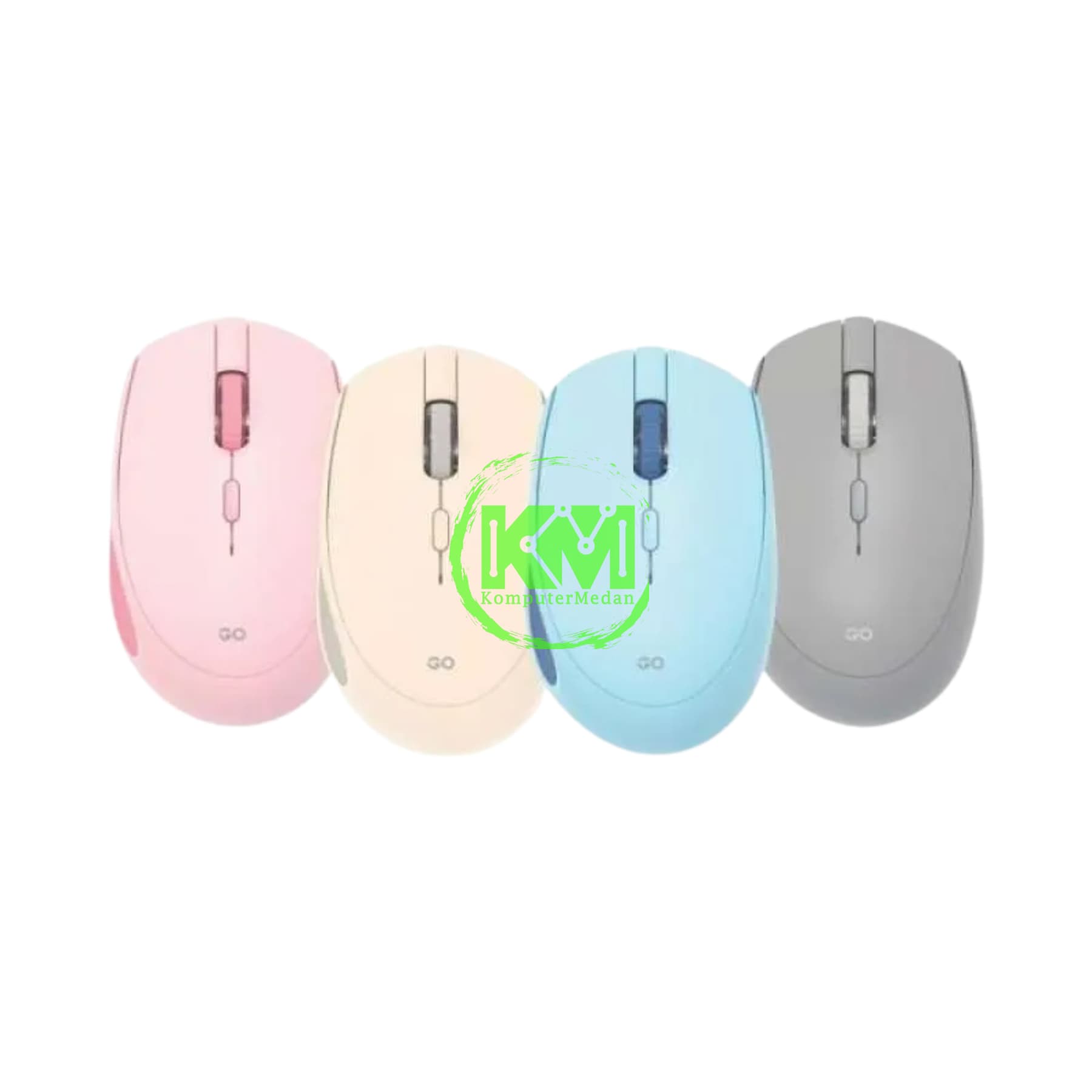 FANTECH GO W193 DUAL MODE GREY / BEIGE / PINK / BLUE OFFICE MOUSE
