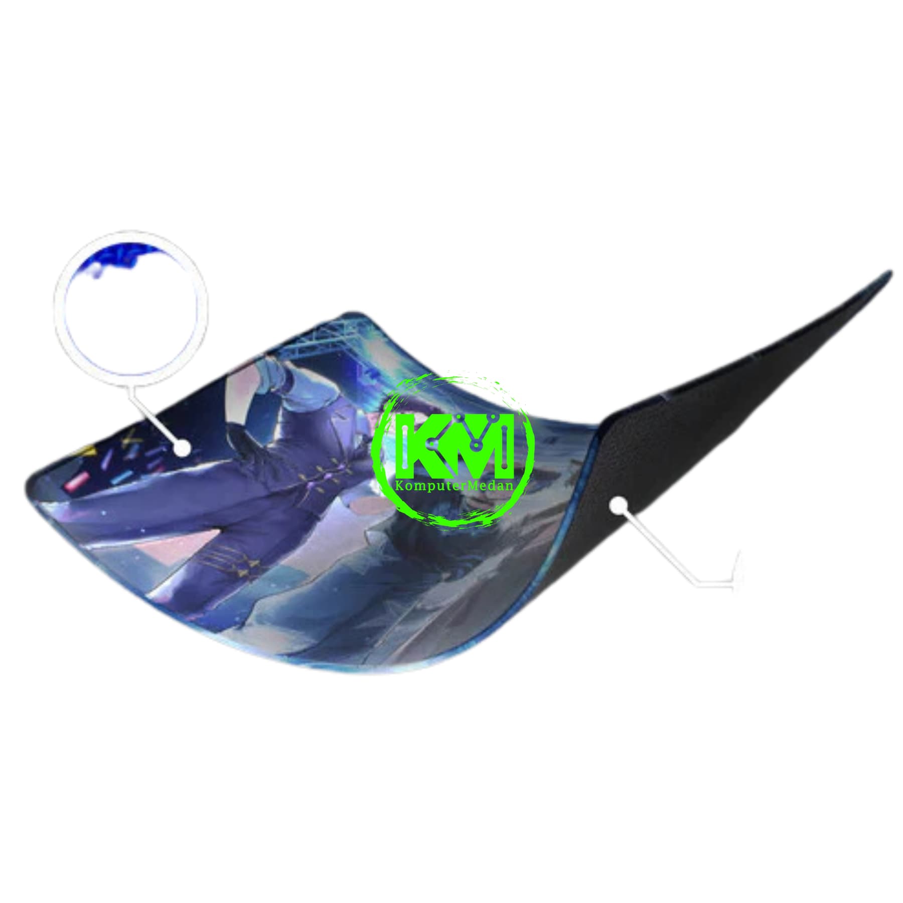 FANTECH AGILE MP453 SOLACE BLACK GAMING MOUSEPAD - Image 5