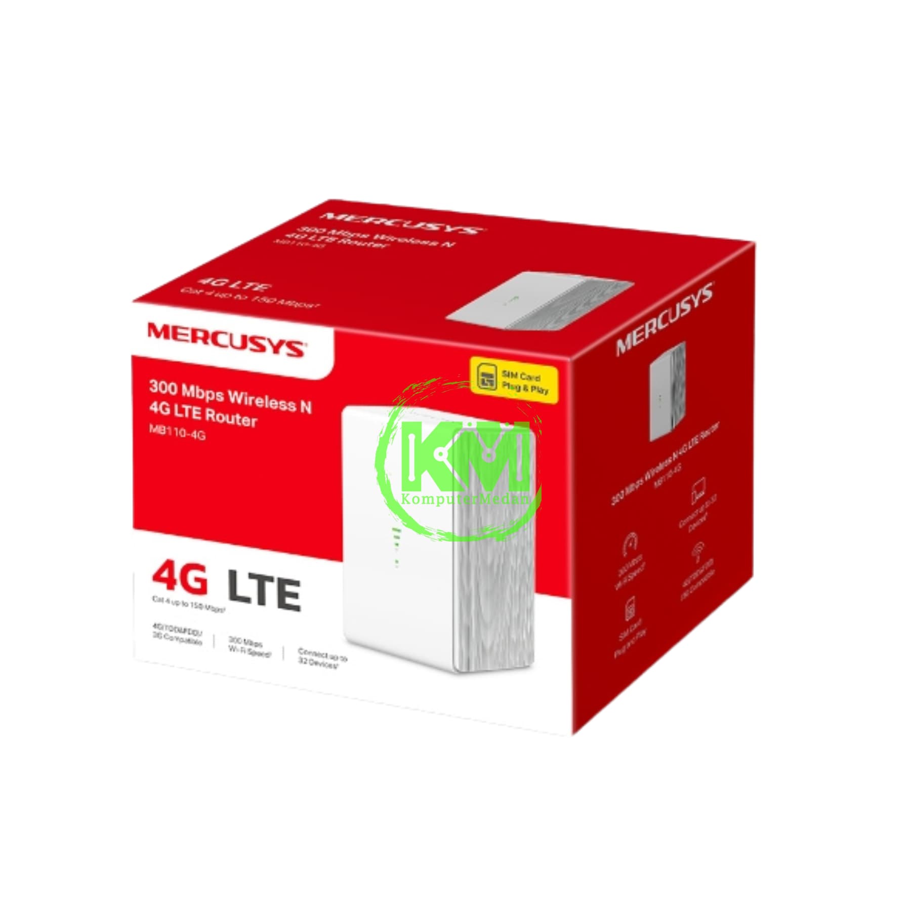 MERCUSYS MB110-4G N300 WI-FI 4G LTE ROUTER - Image 3