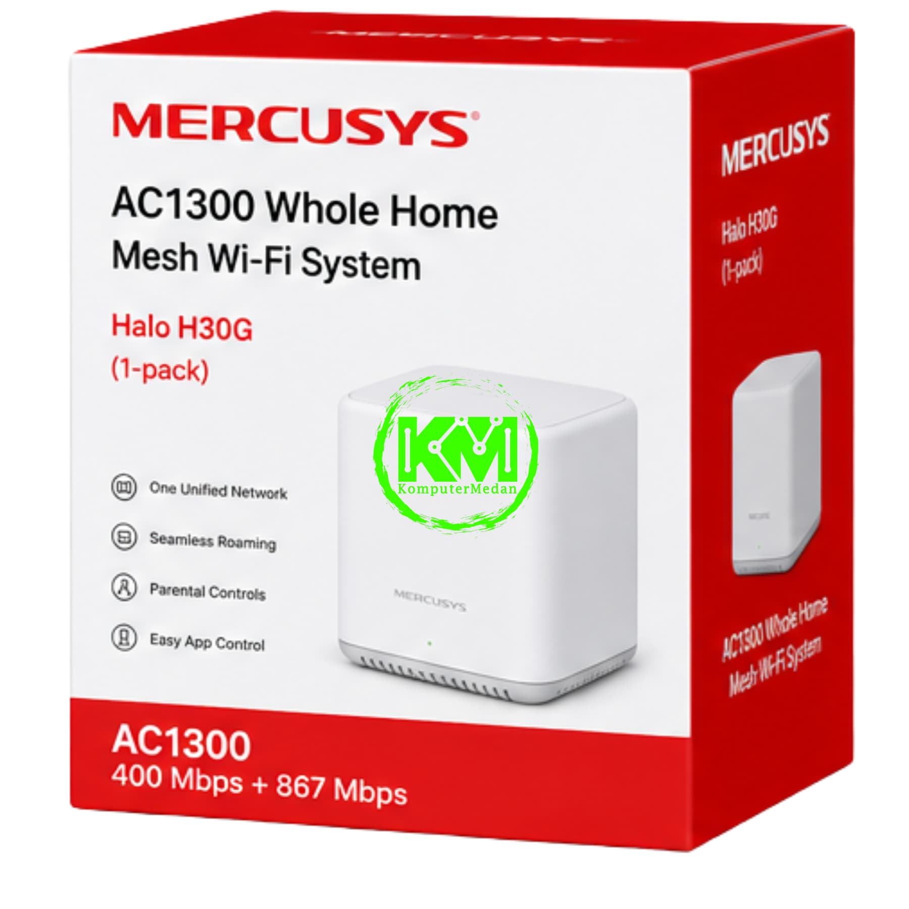 MERCUSYS HALO H30G (1-PACK) AC1300 WHOLE HOME MESH WI-FI SYSTEM - Image 5