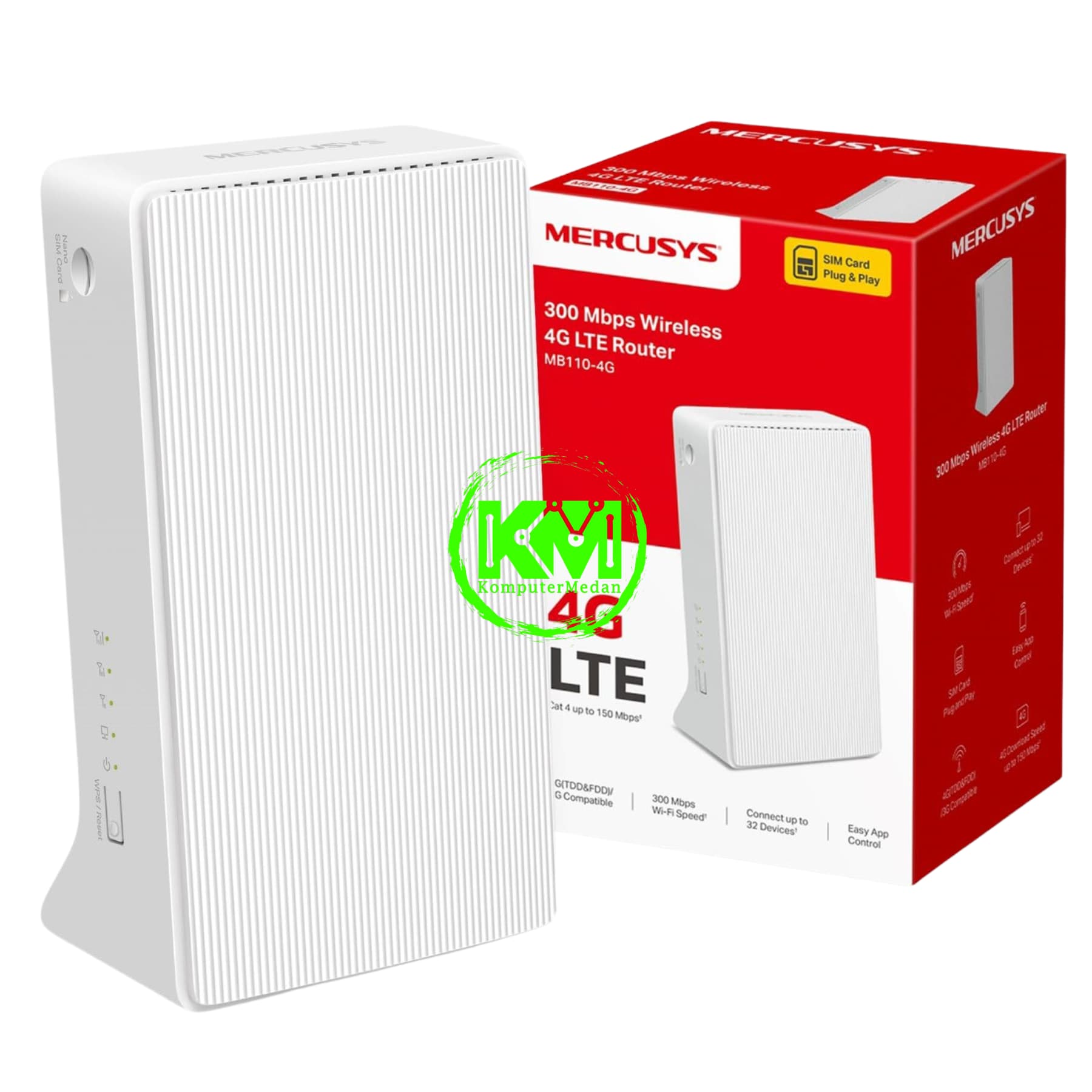 MERCUSYS MB110-4G N300 WI-FI 4G LTE ROUTER - Image 5