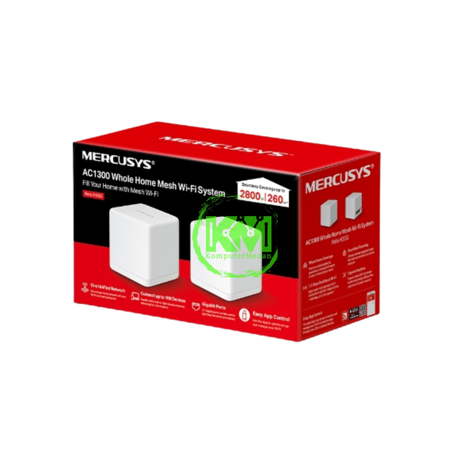 MERCUSYS HALO H30G (2-PACK) AC1300 WHOLE HOME MESH WI-FI SYSTEM - Image 5