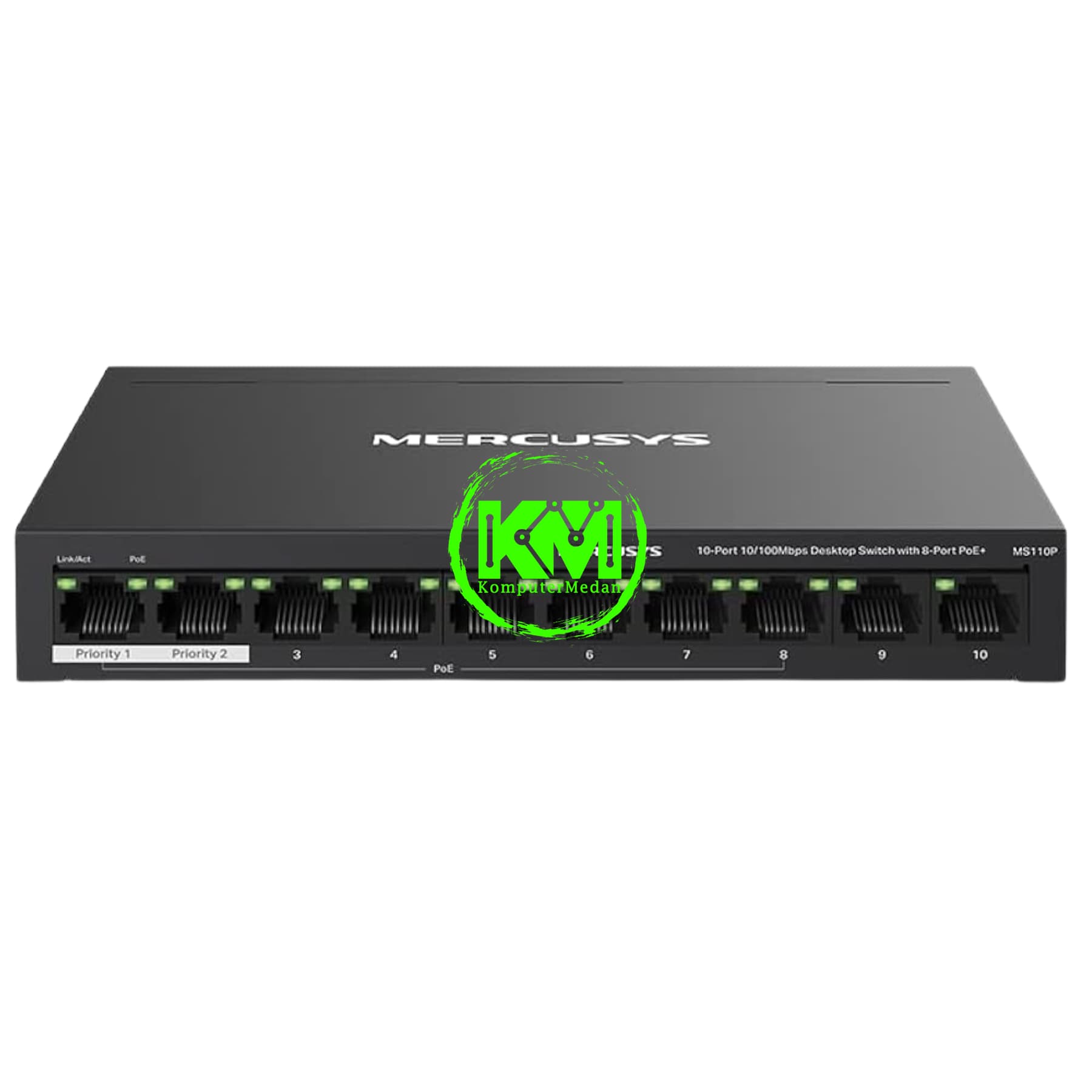 HIKVISION DS-3E0310P-E/M 10-PORT POE SWITCH