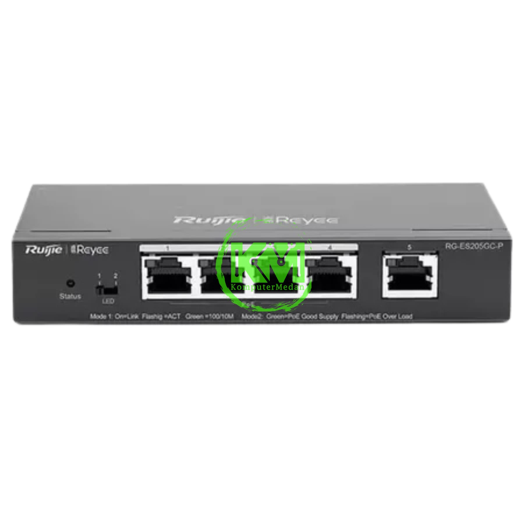 RUIJIE REYEE RG-ES205GC-P 5-PORT GIGABIT SMART POE SWITCH