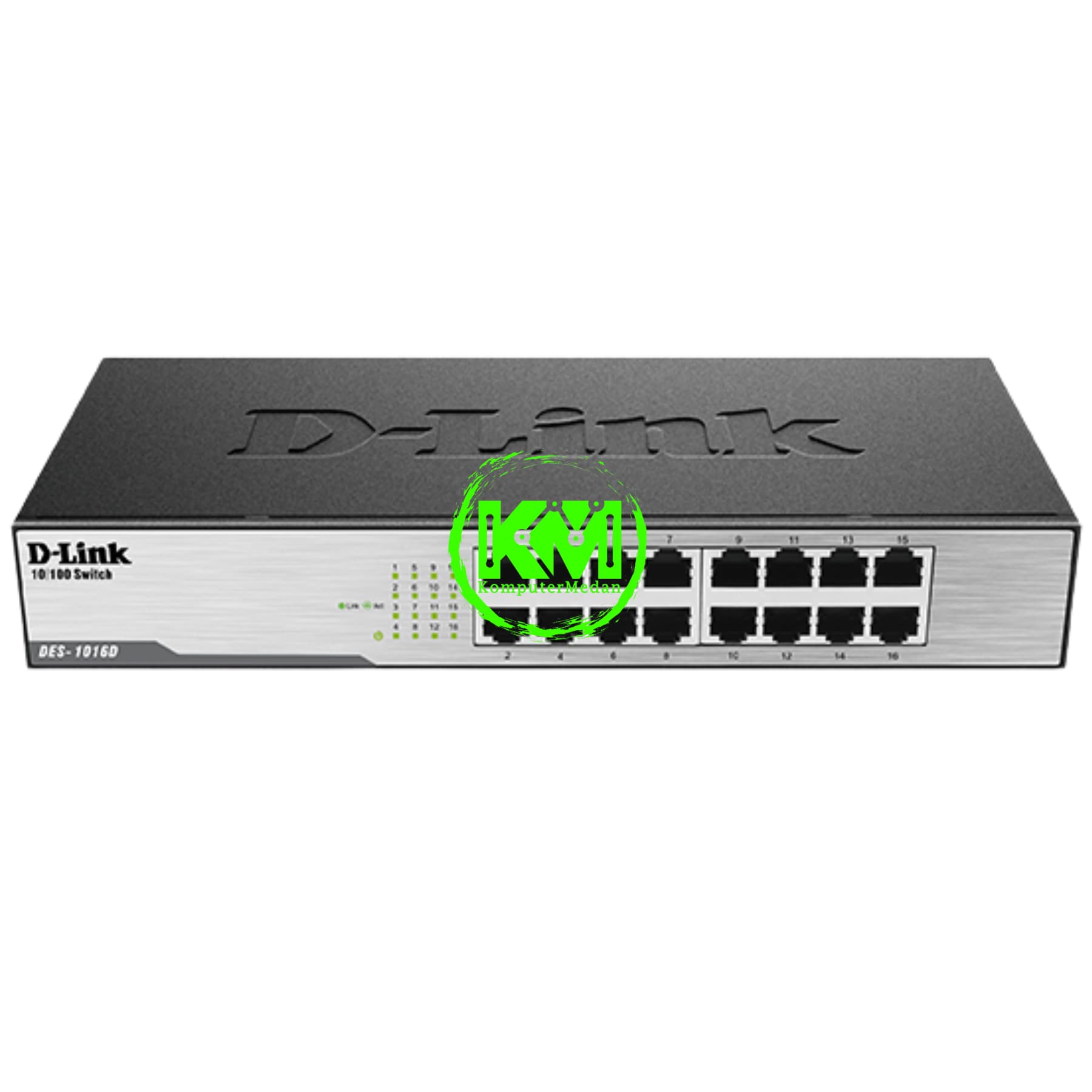 DLINK DES-1016D 16-PORT 10/100MBPS UNMANAGED SWITCH