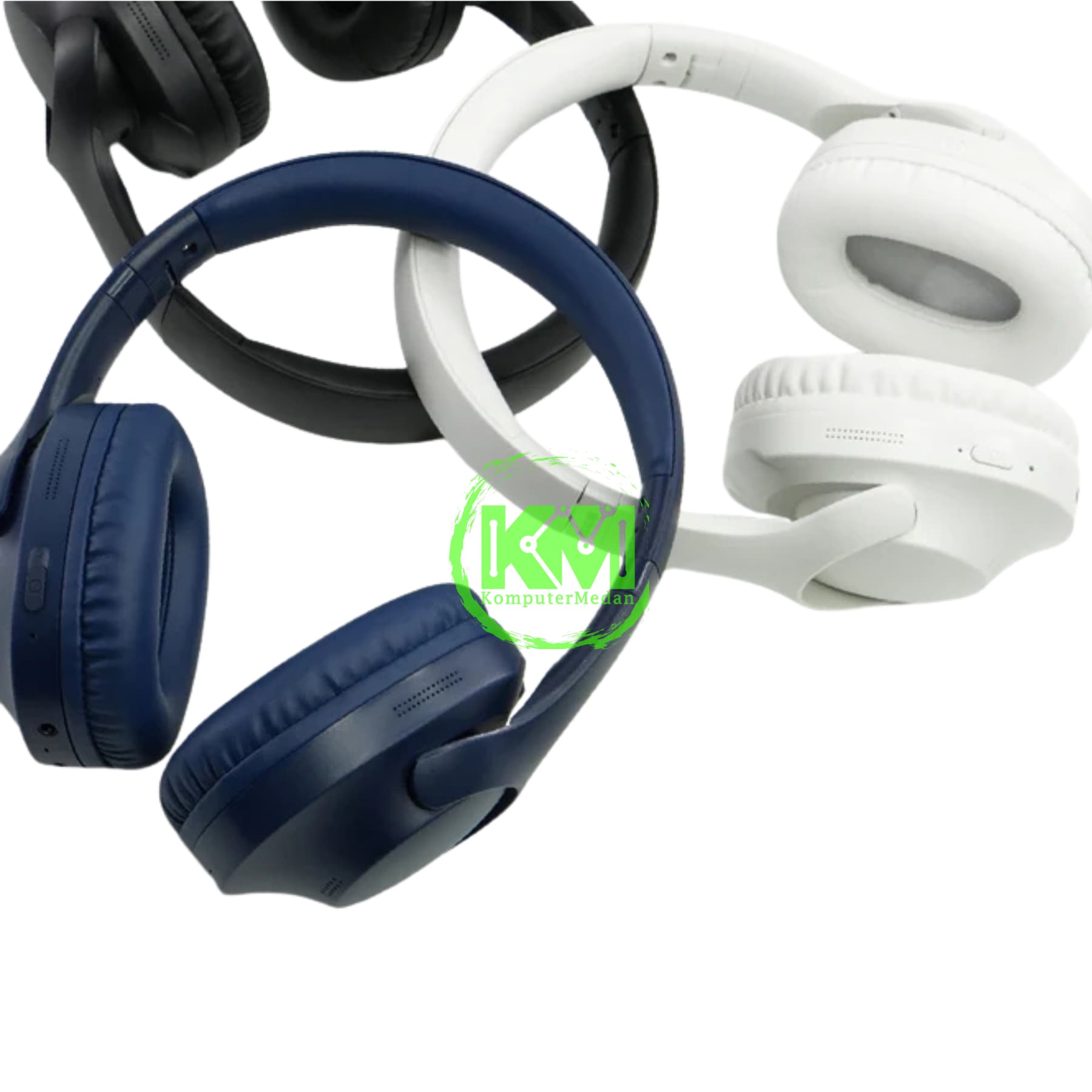 REXUS METRO M2 V2 BLACK NAVY & WHITE BLUETOOTH HEADSET