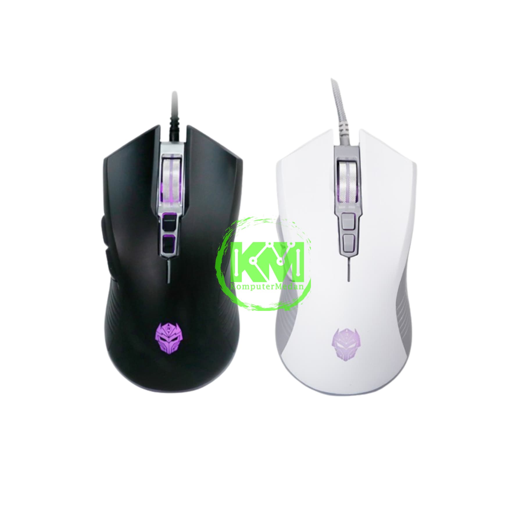 REXUS G10 7D 3200 DPI BLACK & WHITE GAMING MOUSE