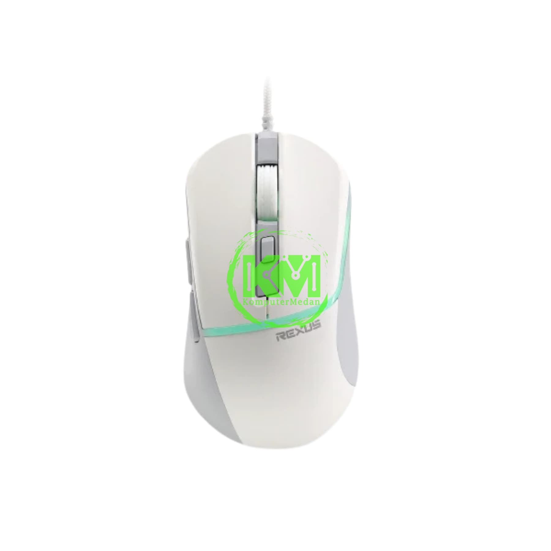 REXUS G15 6D BLACK & WHITE GAMING MOUSE