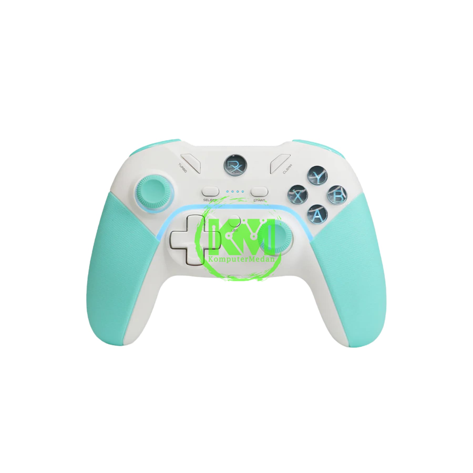 REXUS DAXA ASTERIA DX-AX1 V.2 3D BLACK & WHITE WIRELESS GAMEPAD