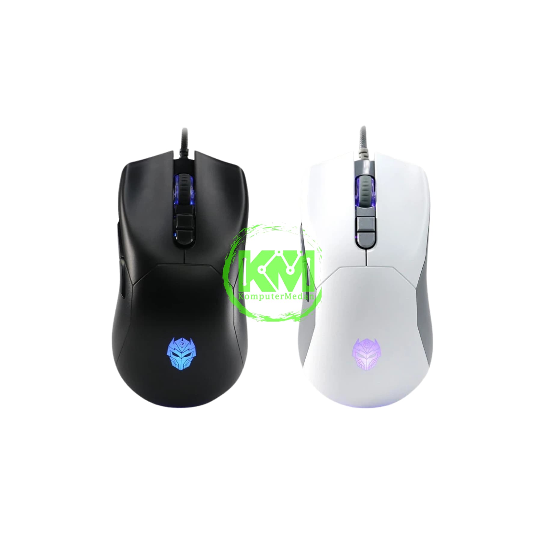 REXUS G23 7D USB 3200 DPI BLACK & WHITE GAMING MOUSE