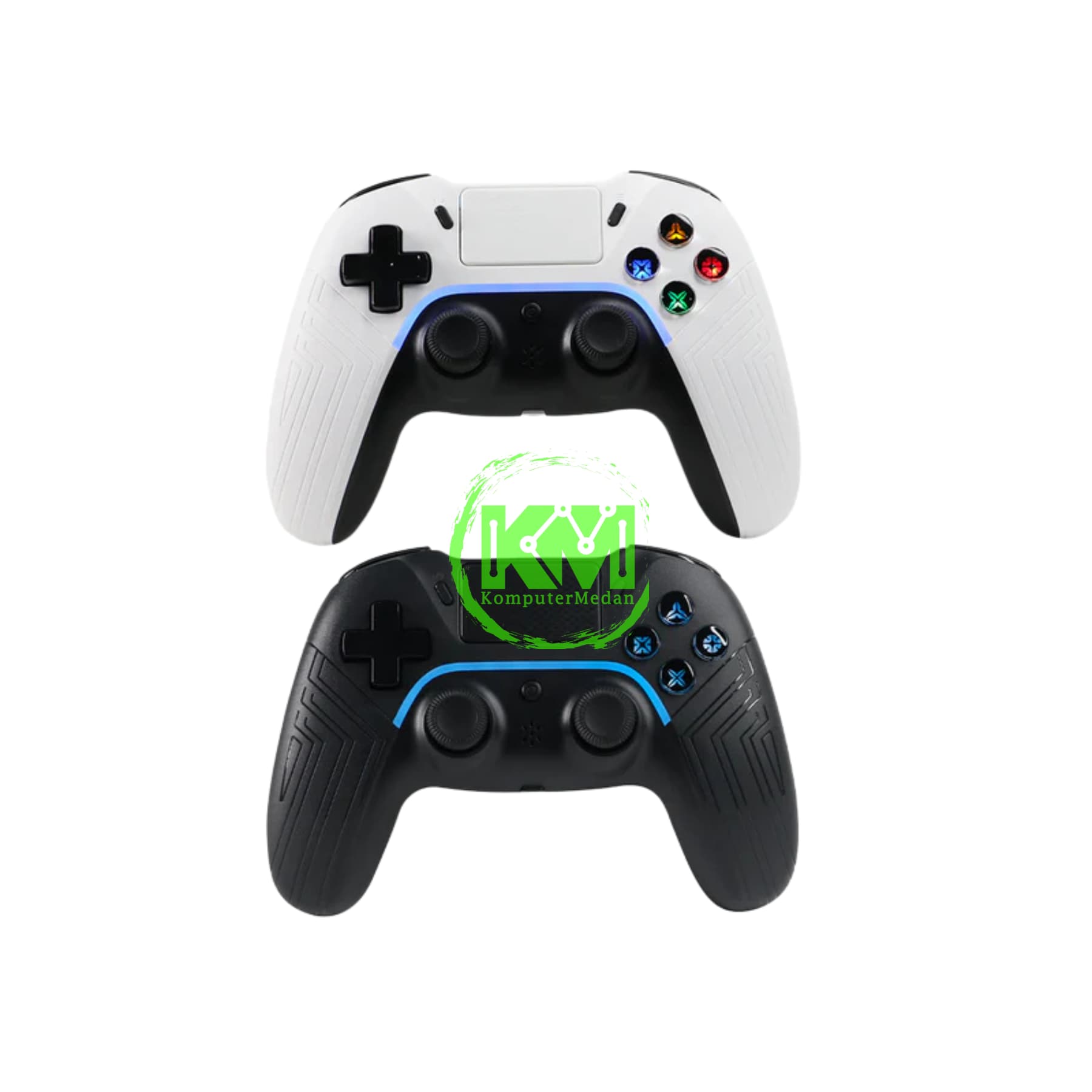 REXUS GLADIUS GX300 V.2 BLACK & WHITE WIRELESS GAMEPAD
